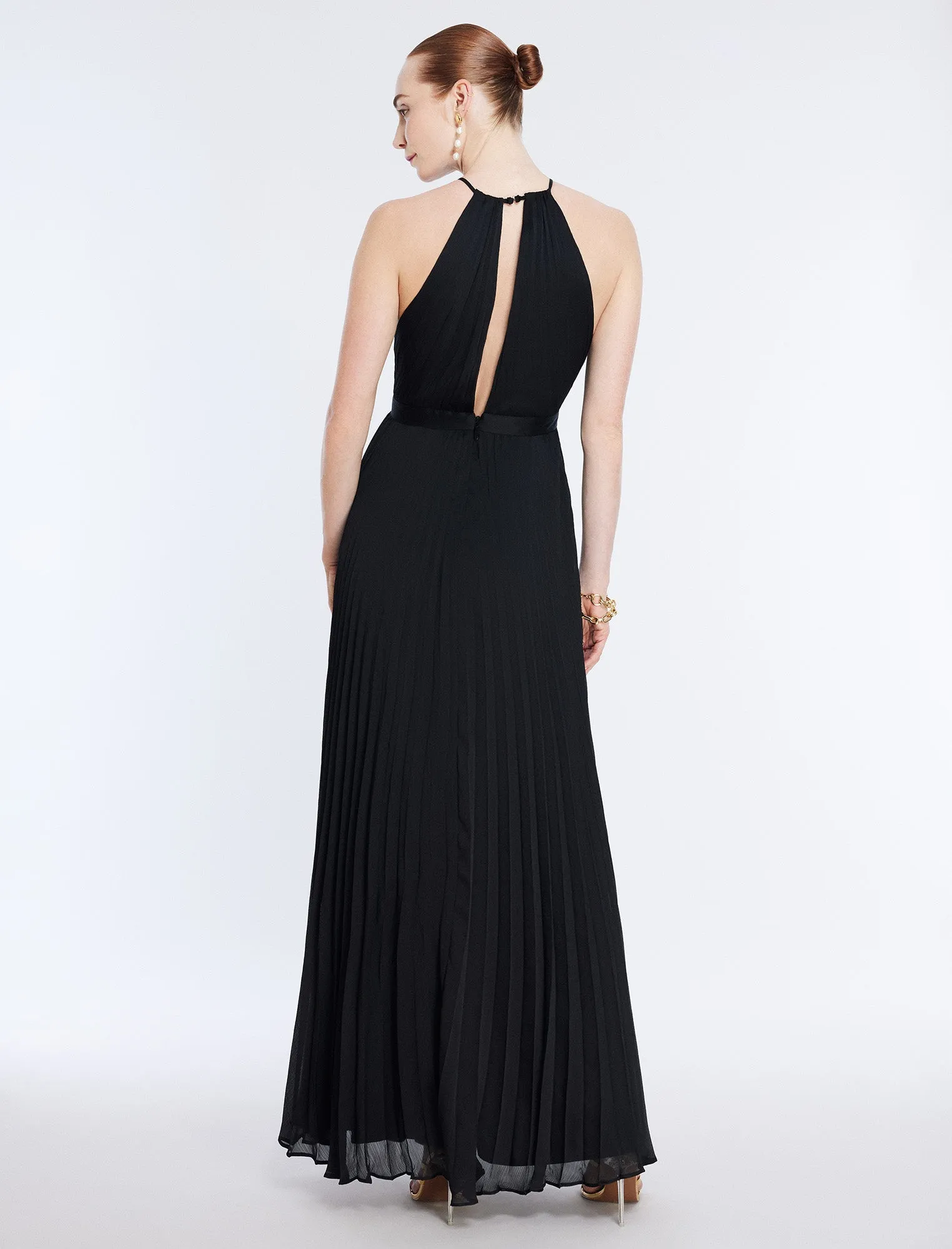 Primrose Pleated Gown sold by BCBGMaxAzria product image thumbnail 4