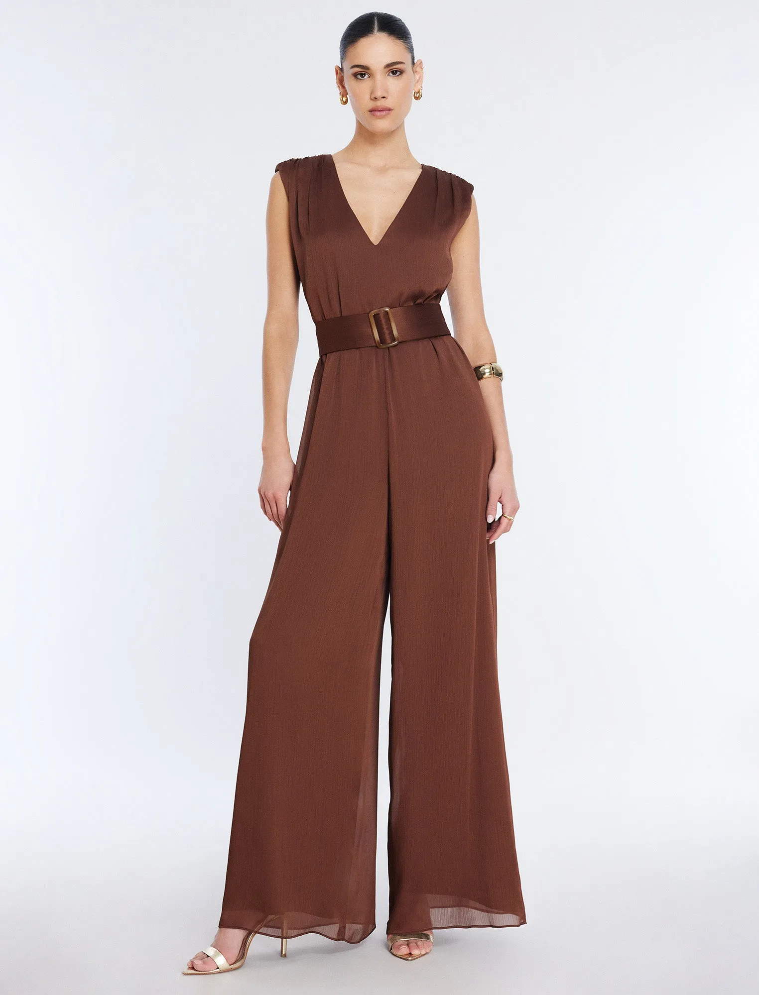 Imogen Belted Jumpsuit sold by BCBGMaxAzria product image thumbnail 5