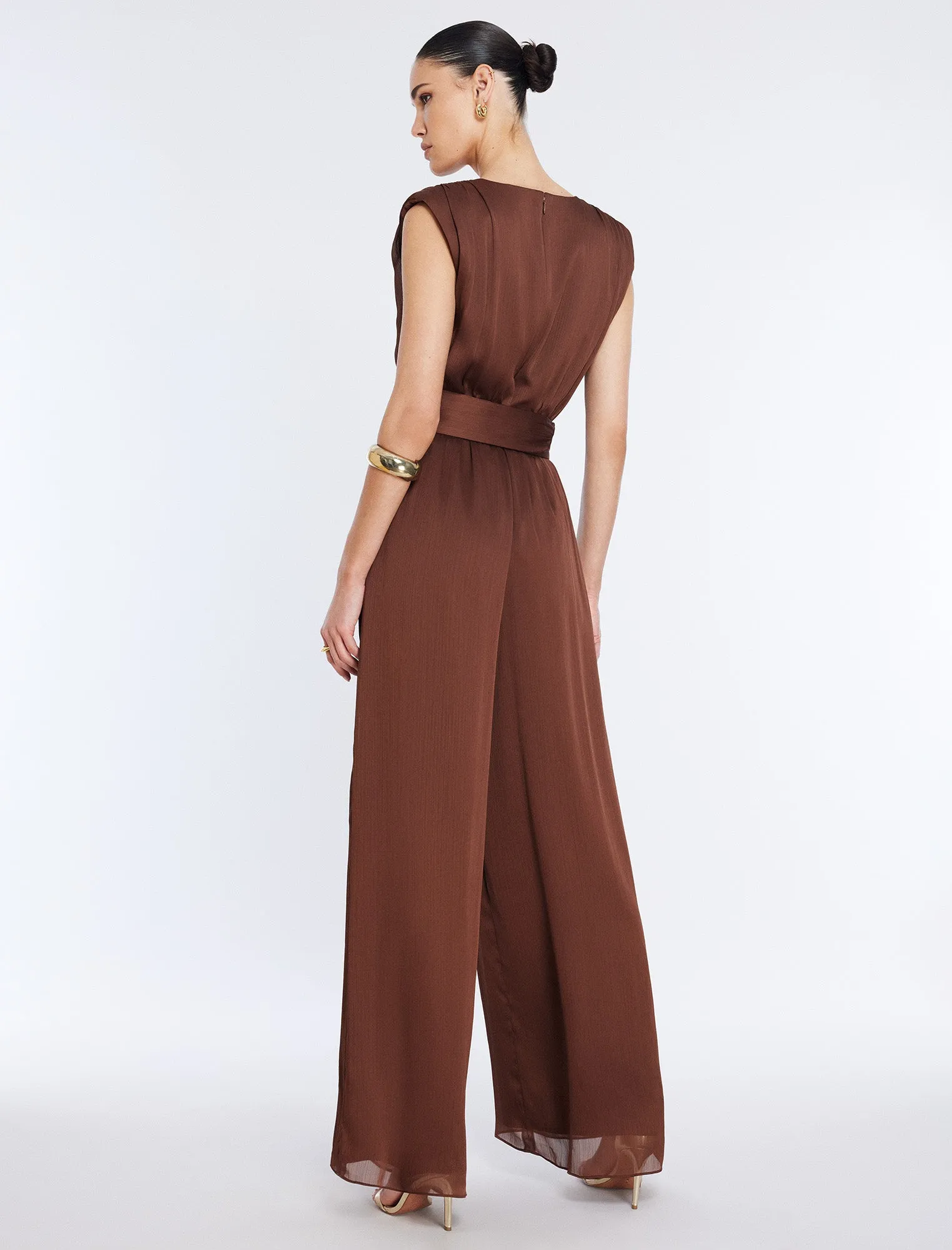 Imogen Belted Jumpsuit sold by BCBGMaxAzria product image thumbnail 4