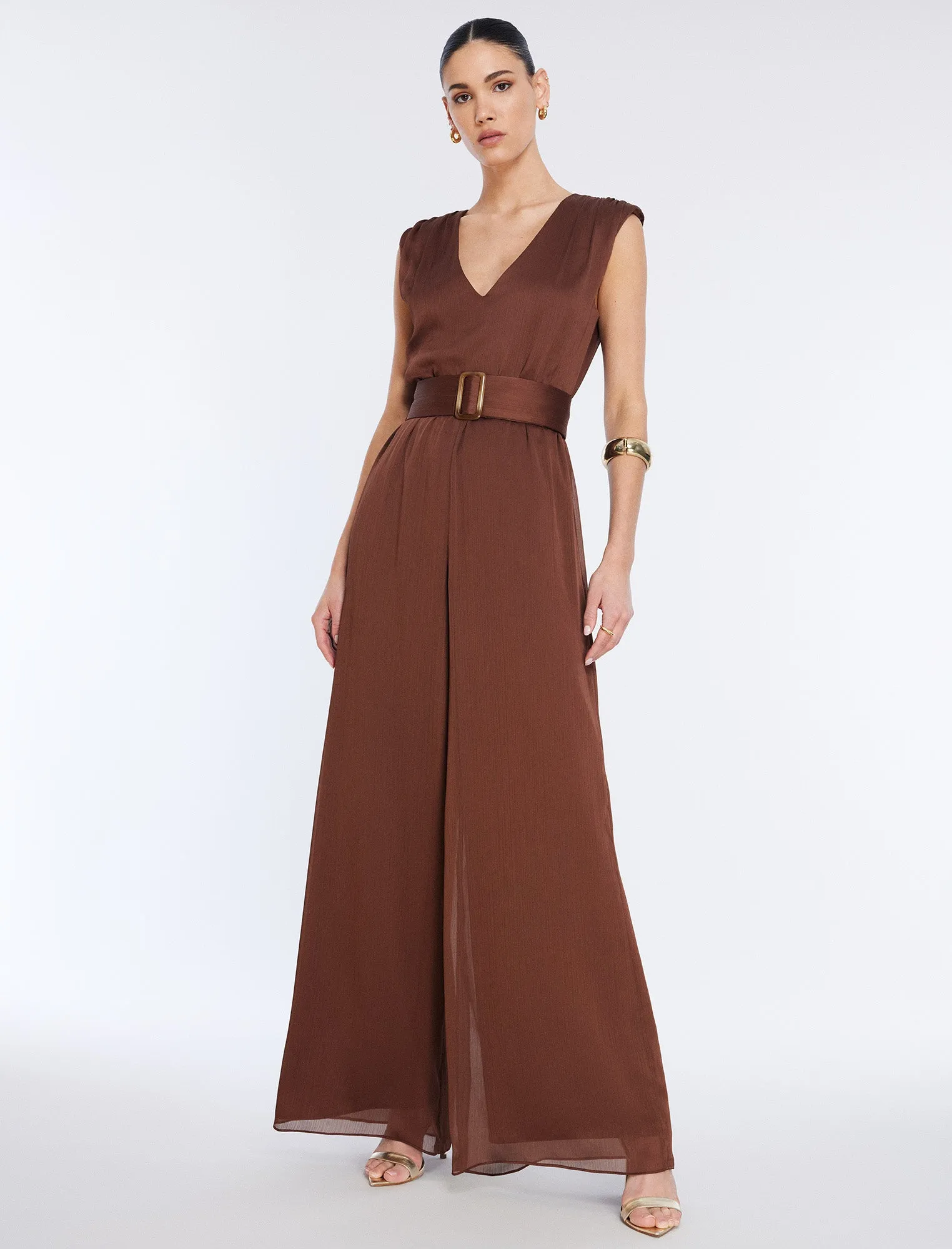 Imogen Belted Jumpsuit sold by BCBGMaxAzria product image thumbnail 2