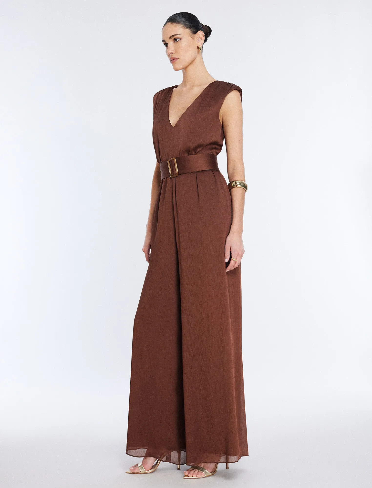 Imogen Belted Jumpsuit sold by BCBGMaxAzria product image thumbnail 3