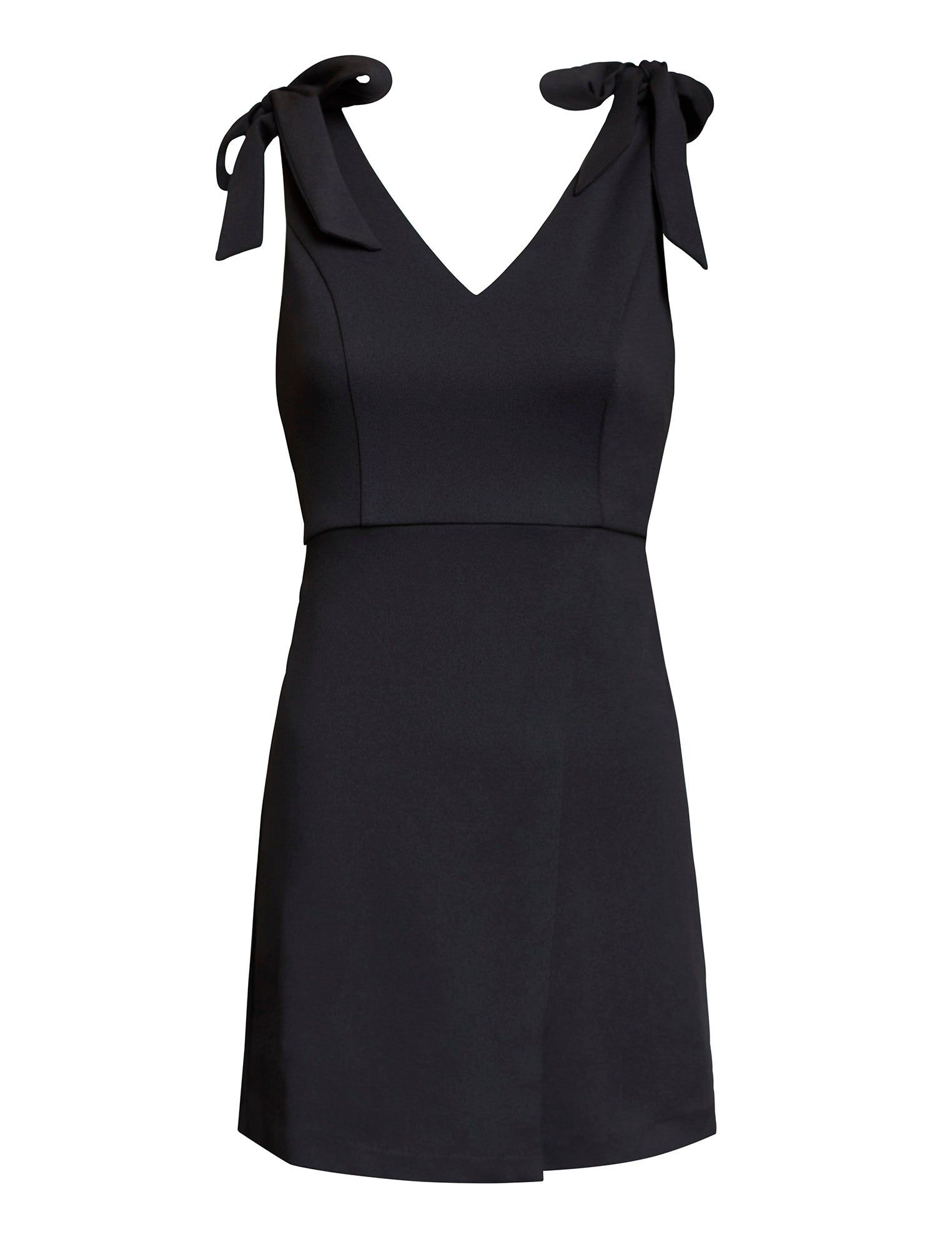 Shoulder Ties Faux Wrap Mini Dress sold by BCBGMaxAzria