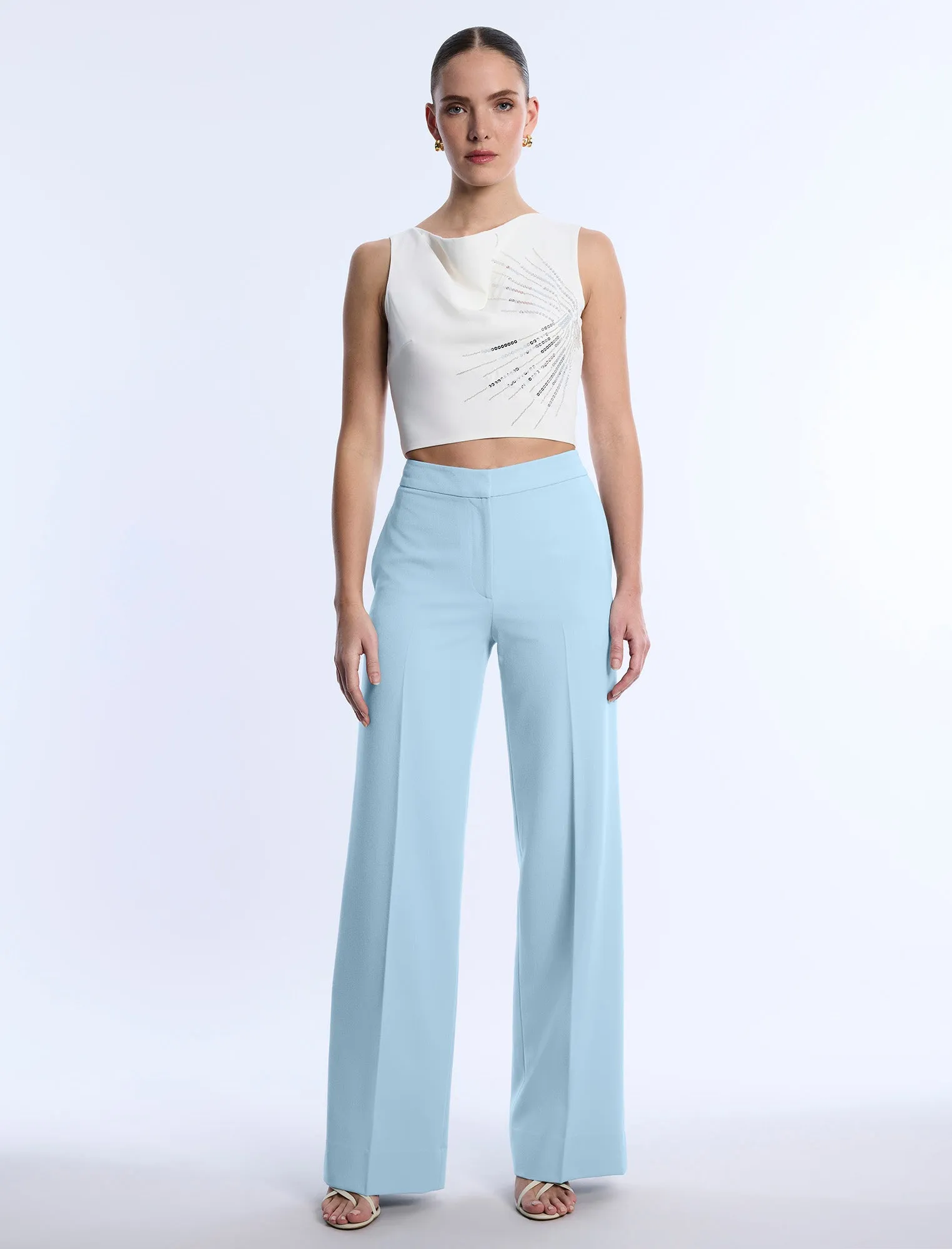 Tailored Straight Leg Pant sold by BCBGMaxAzria product image thumbnail 5