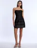 Sheer Volume Strapless Dress sold by BCBGMaxAzria