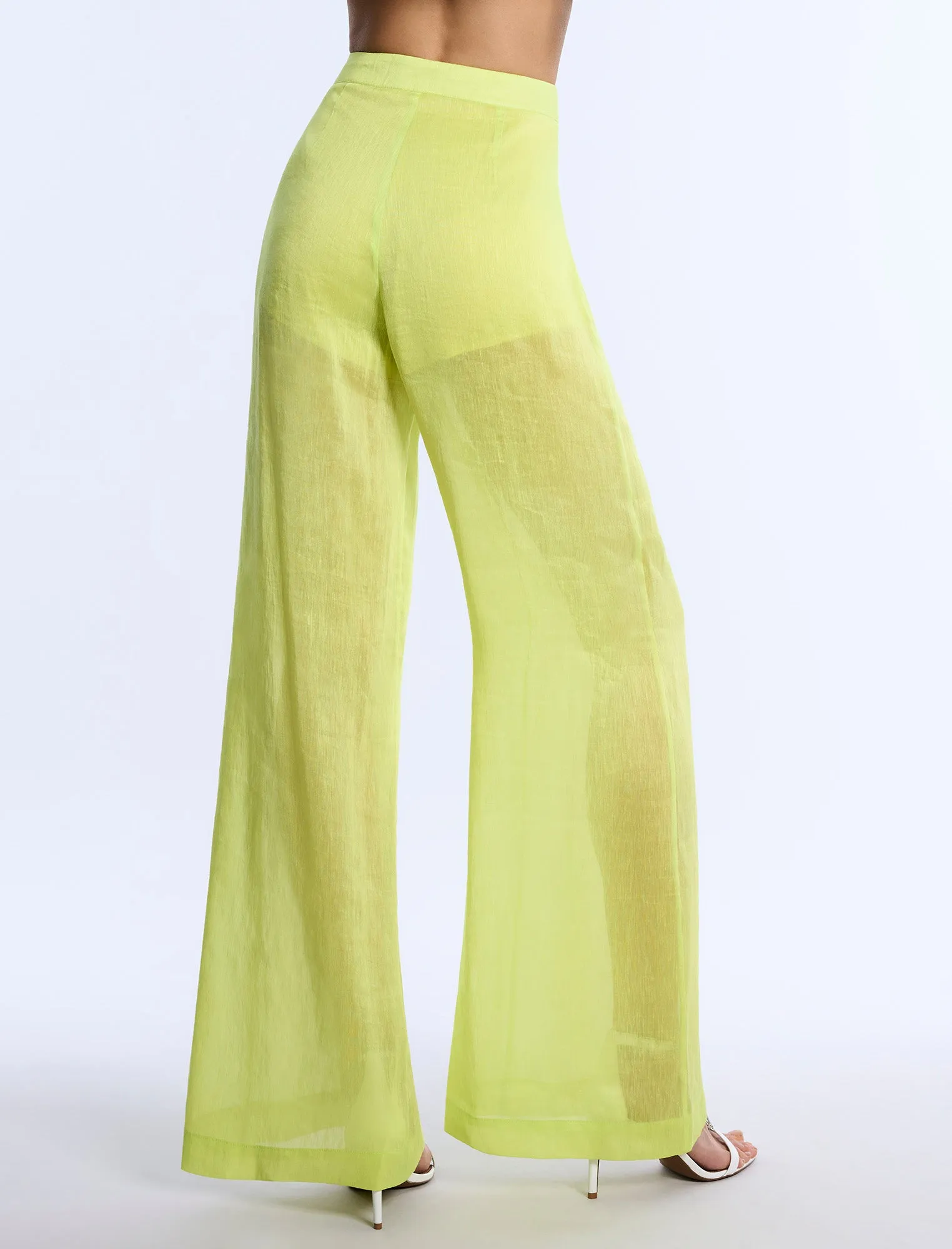 Airy Sheer Textured Pant sold by BCBGMaxAzria product image thumbnail 3
