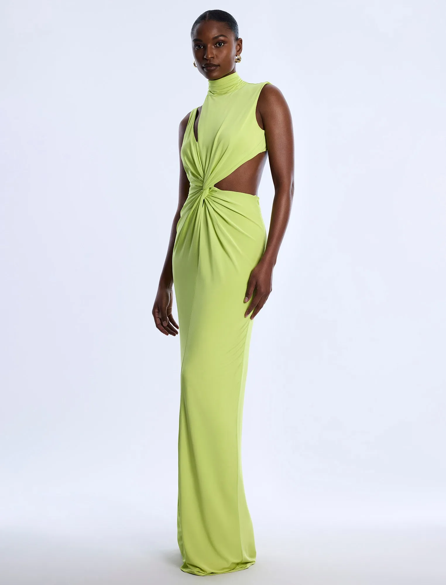 Asymmetrical Jersey Gown sold by BCBGMaxAzria product image thumbnail 4
