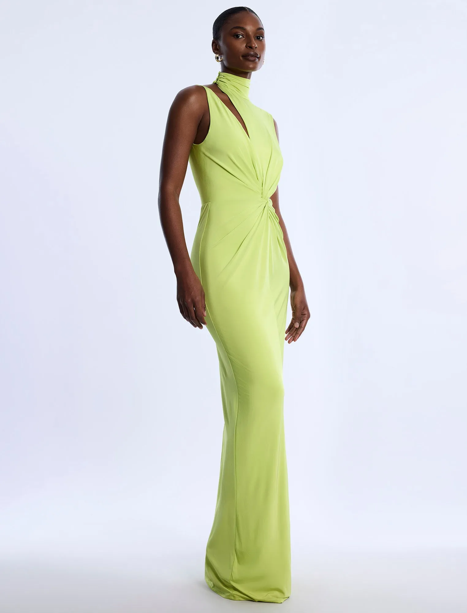 Asymmetrical Jersey Gown sold by BCBGMaxAzria product image thumbnail 3