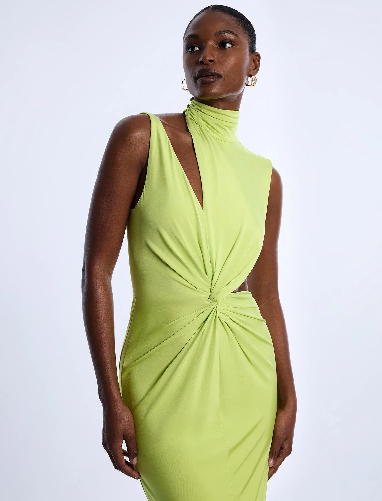 Asymmetrical Jersey Gown sold by BCBGMaxAzria product image thumbnail 5