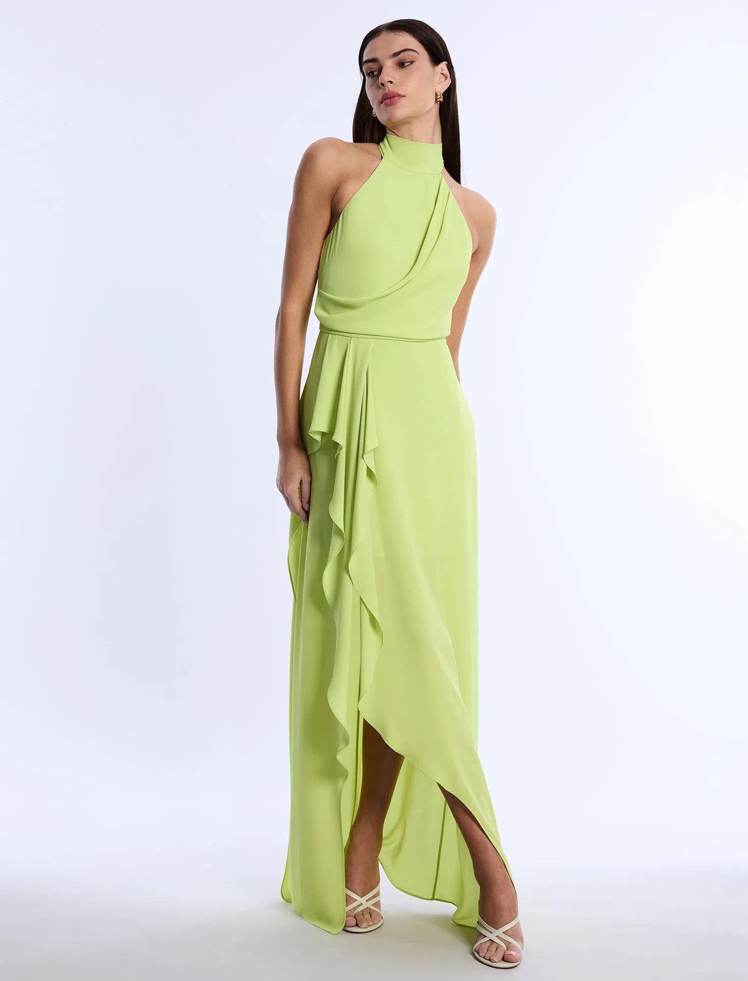 Mock Neck Drape Gown sold by BCBGMaxAzria product image thumbnail 2