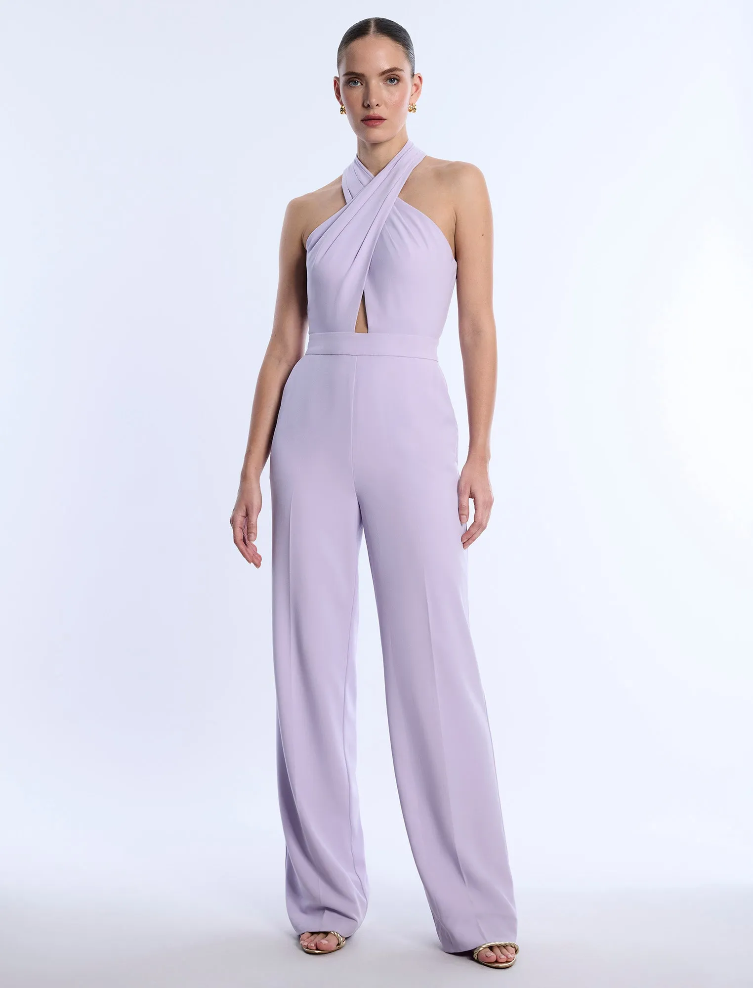 Cross Neck Jumpsuit sold by BCBGMaxAzria product image thumbnail 4