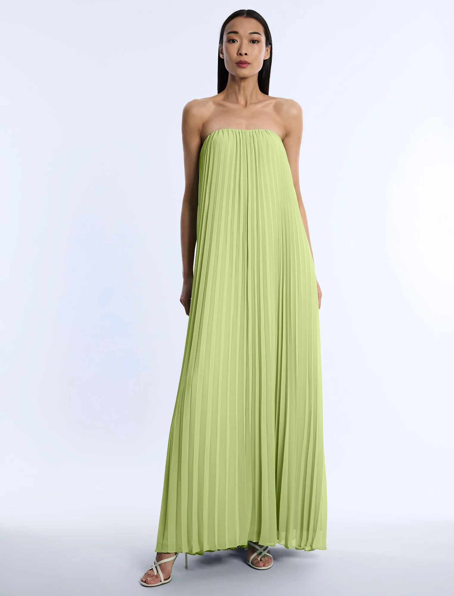 Pleated Gown sold by BCBGMaxAzria