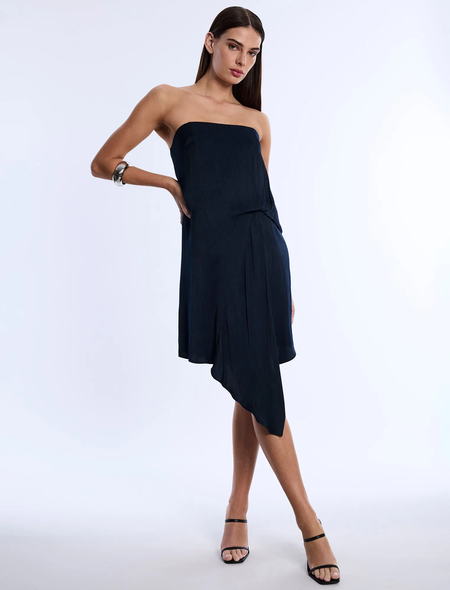 Strapless Drape Dress sold by BCBGMaxAzria product image thumbnail 3