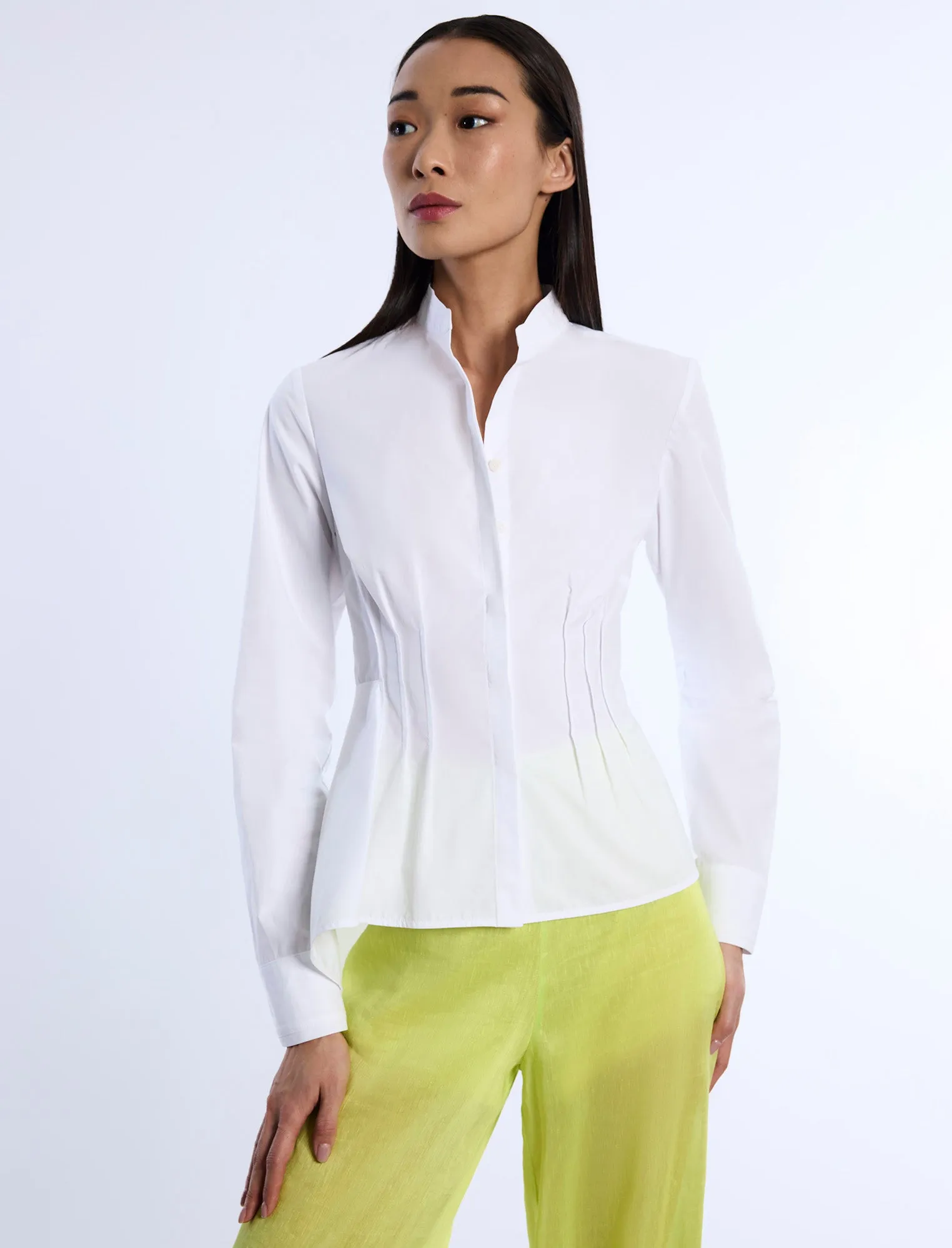 Asymmetrical Hem Shirt sold by BCBGMaxAzria product image thumbnail 5