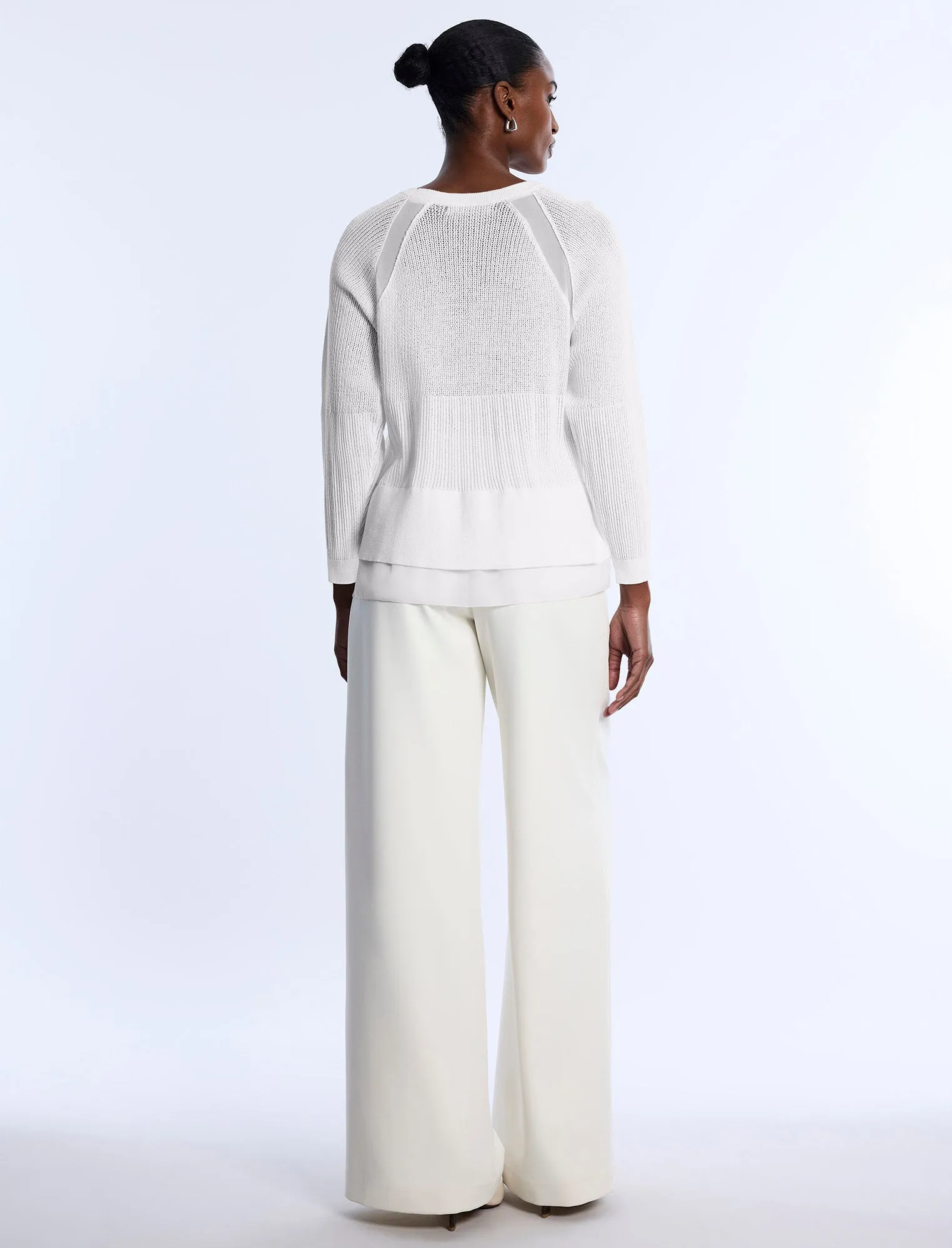 Pointelle Knit Sweater sold by BCBGMaxAzria product image thumbnail 2