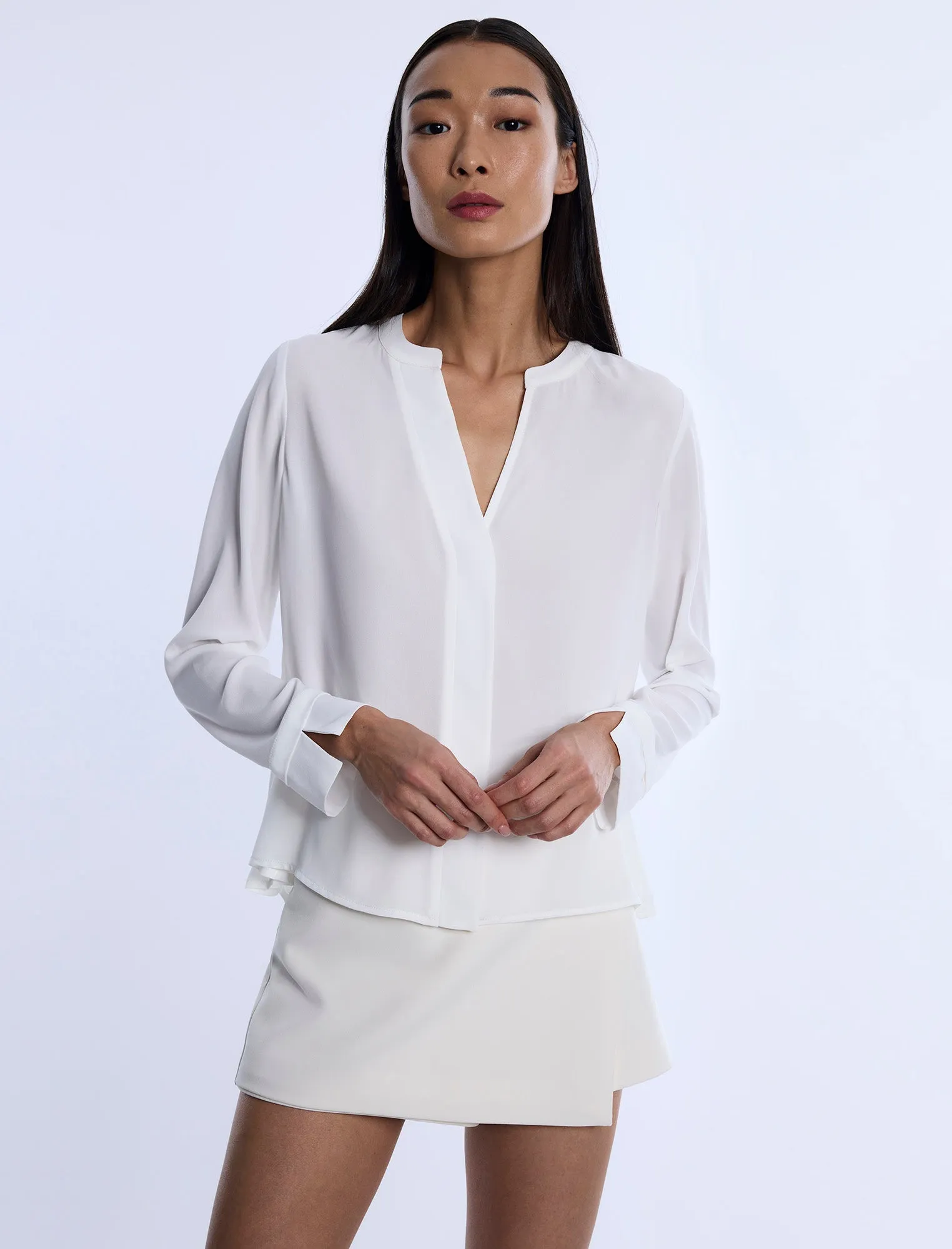 Pleated Back Blouse sold by BCBGMaxAzria product image thumbnail 5