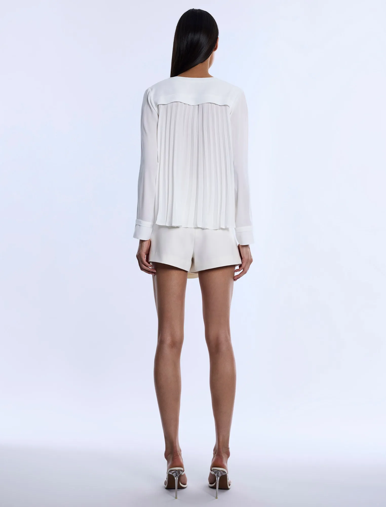 Pleated Back Blouse sold by BCBGMaxAzria product image thumbnail 3