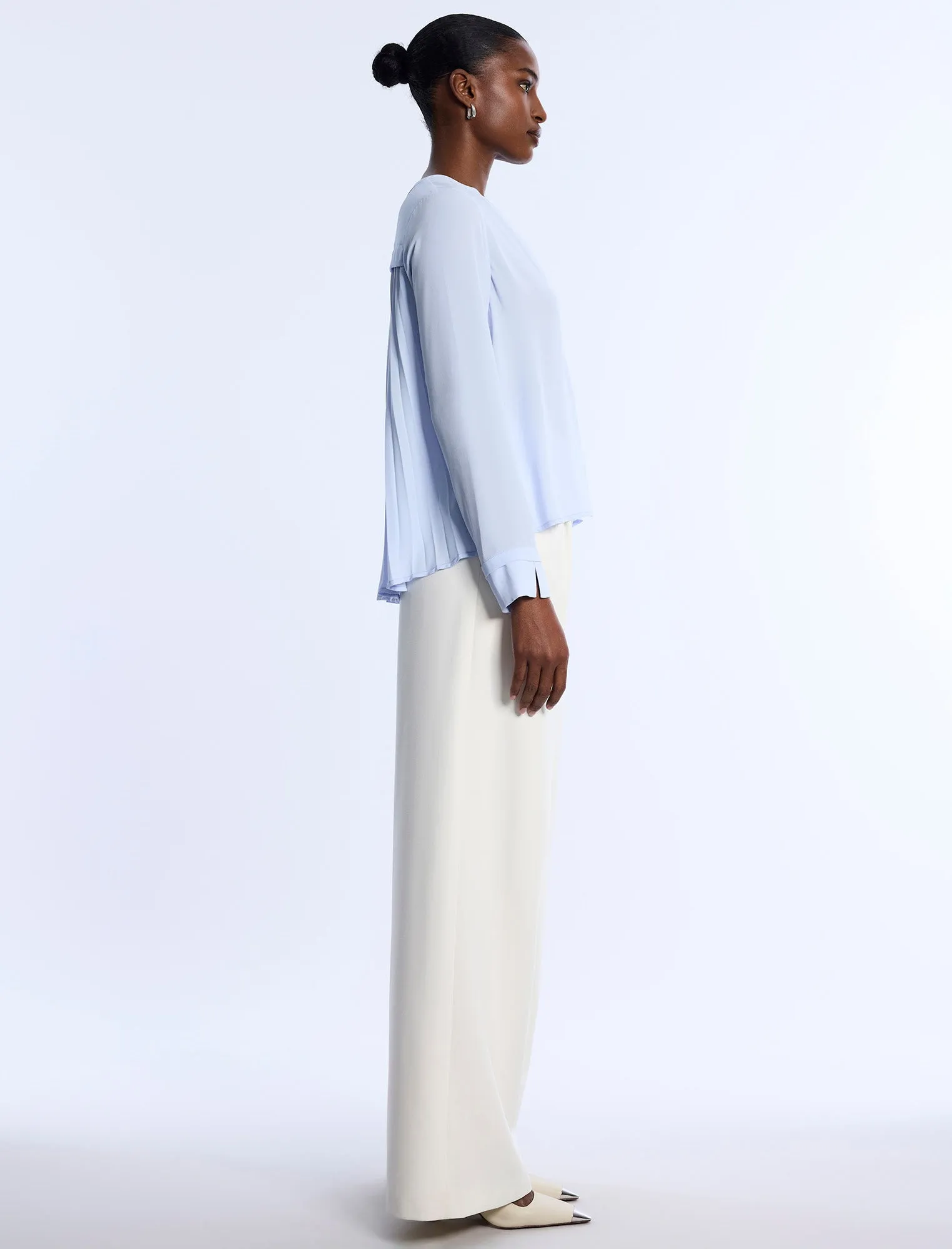 Pleated Back Blouse sold by BCBGMaxAzria product image thumbnail 4