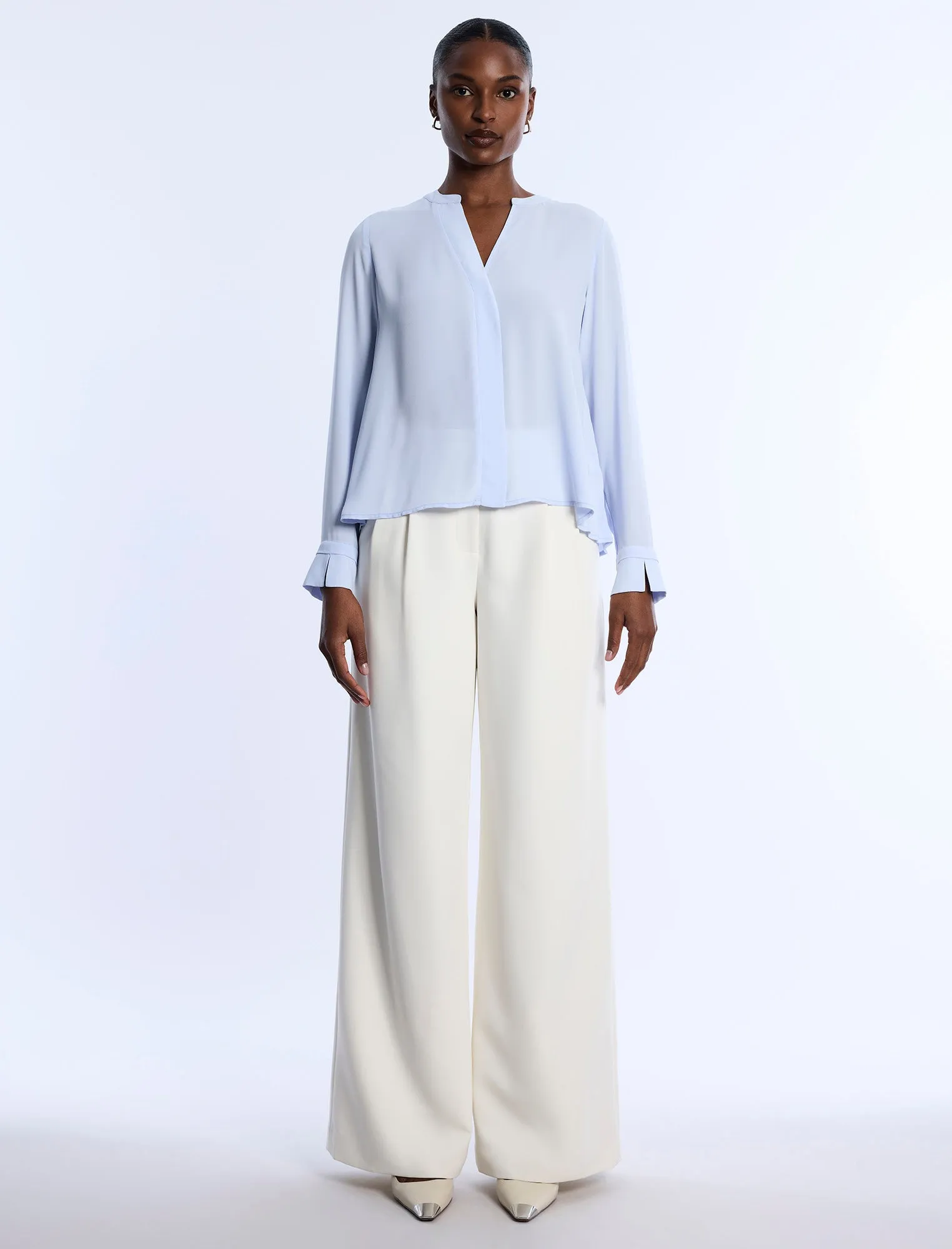 Pleated Back Blouse sold by BCBGMaxAzria product image thumbnail 2