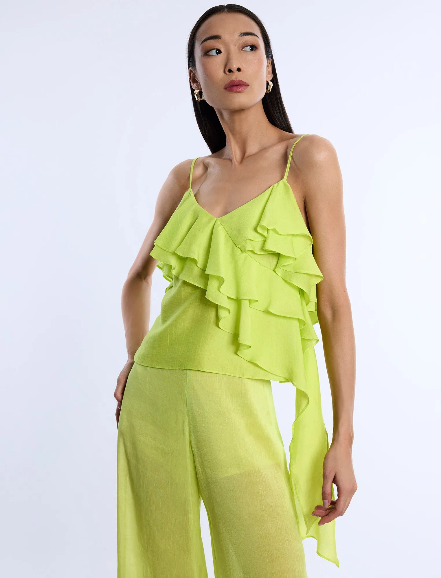 Flounce Cami sold by BCBGMaxAzria product image thumbnail 5