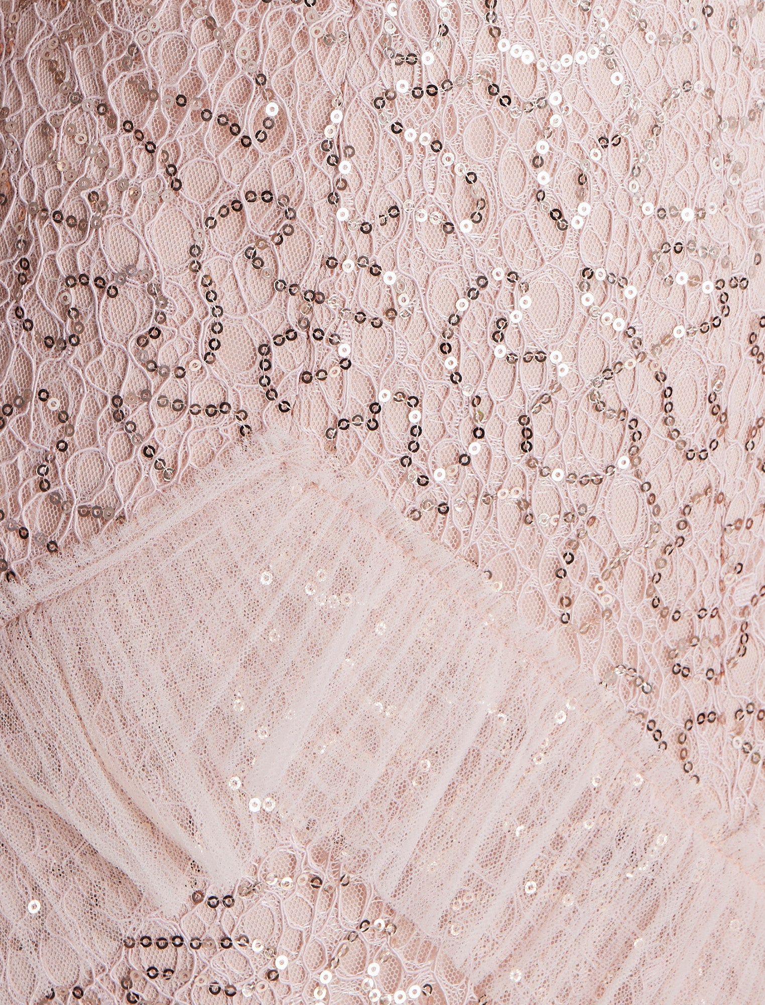 Isla Sequined Illusion Ruffle Gown sold by BCBGMaxAzria product image thumbnail 8