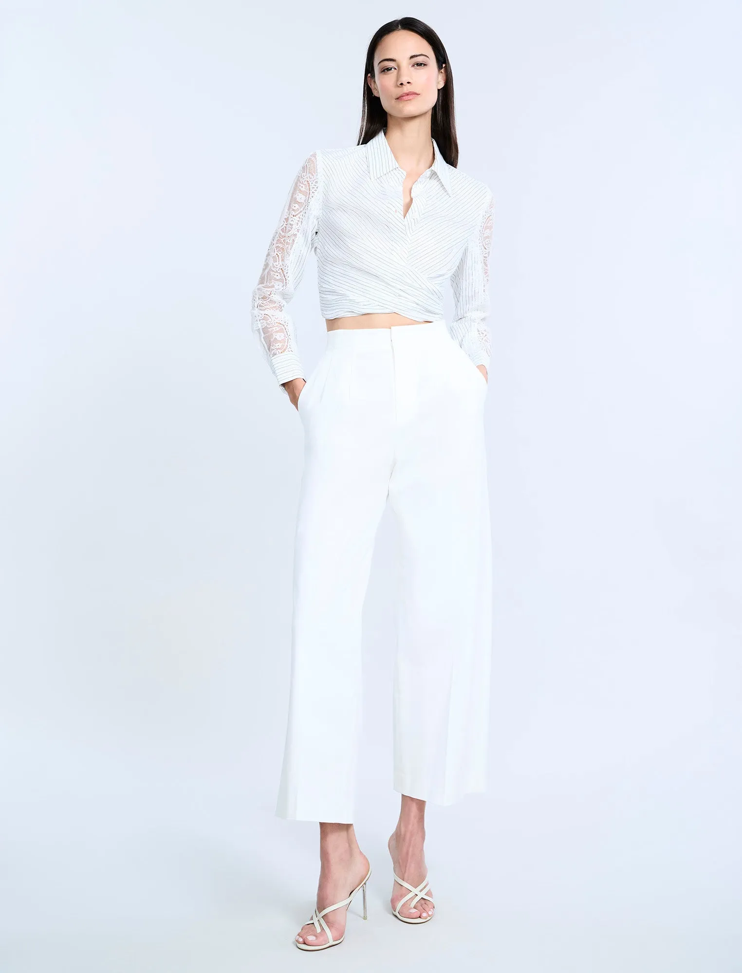 High Waist Cropped Pant sold by BCBGMaxAzria