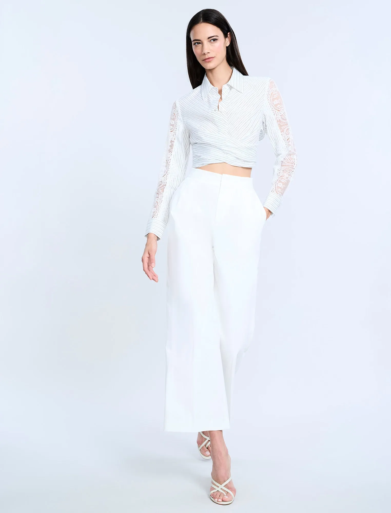 High Waist Cropped Pant sold by BCBGMaxAzria product image thumbnail 4