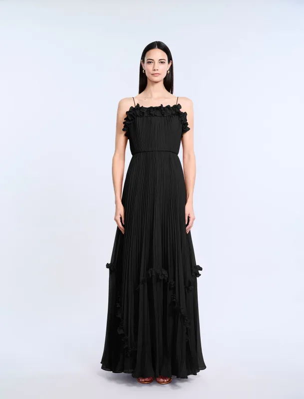 Shirring Ruffle Gown sold by BCBGMaxAzria