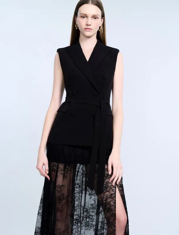 Belted Double Breasted Vest sold by BCBGMaxAzria