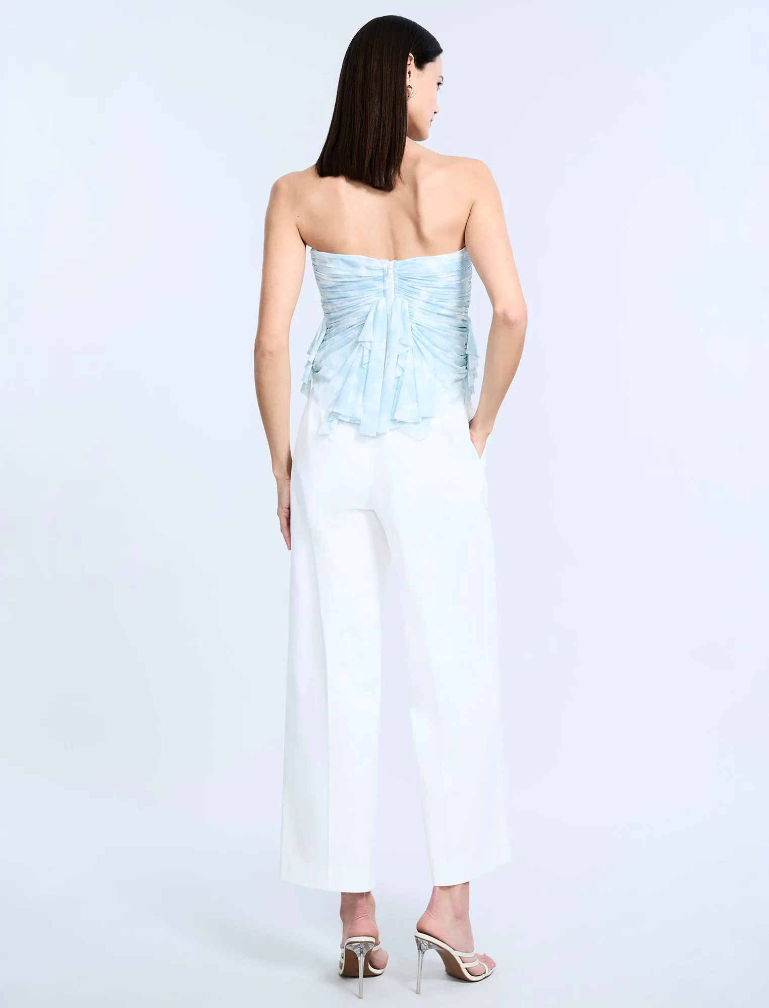 Printed Mesh Corset sold by BCBGMaxAzria product image thumbnail 2