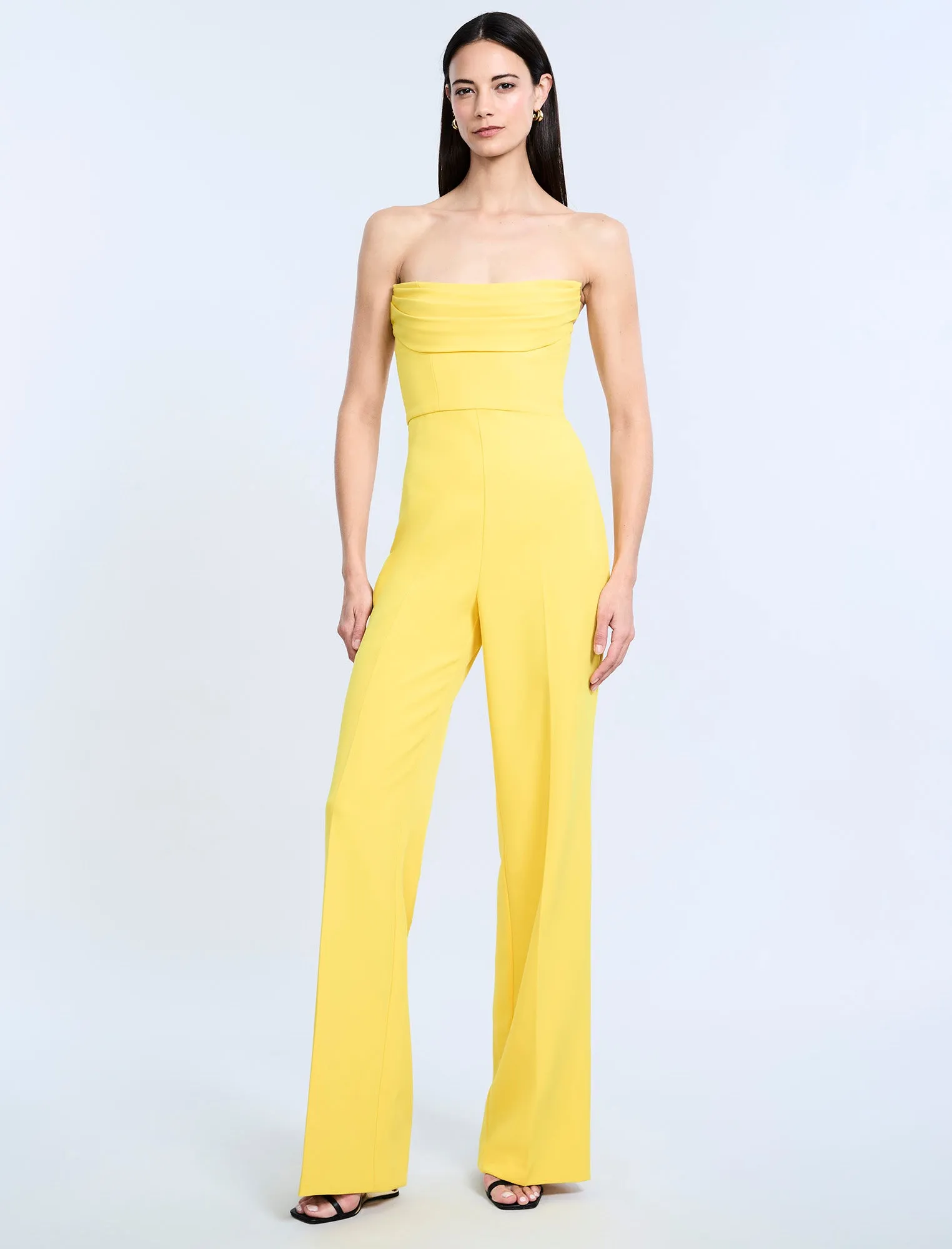 Corset Jumpsuit With Drape sold by BCBGMaxAzria product image thumbnail 4
