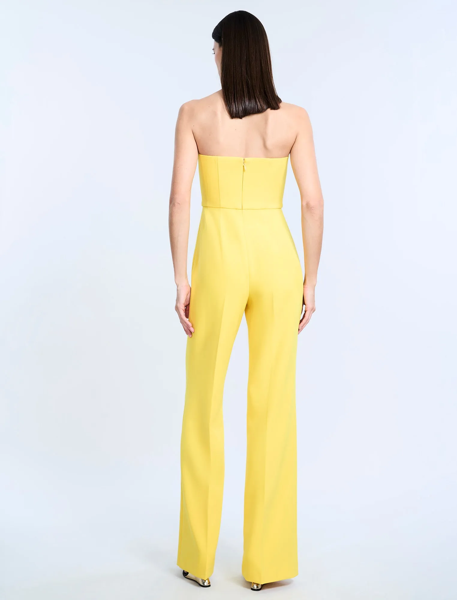 Corset Jumpsuit With Drape sold by BCBGMaxAzria product image thumbnail 2