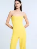 Corset Jumpsuit With Drape sold by BCBGMaxAzria
