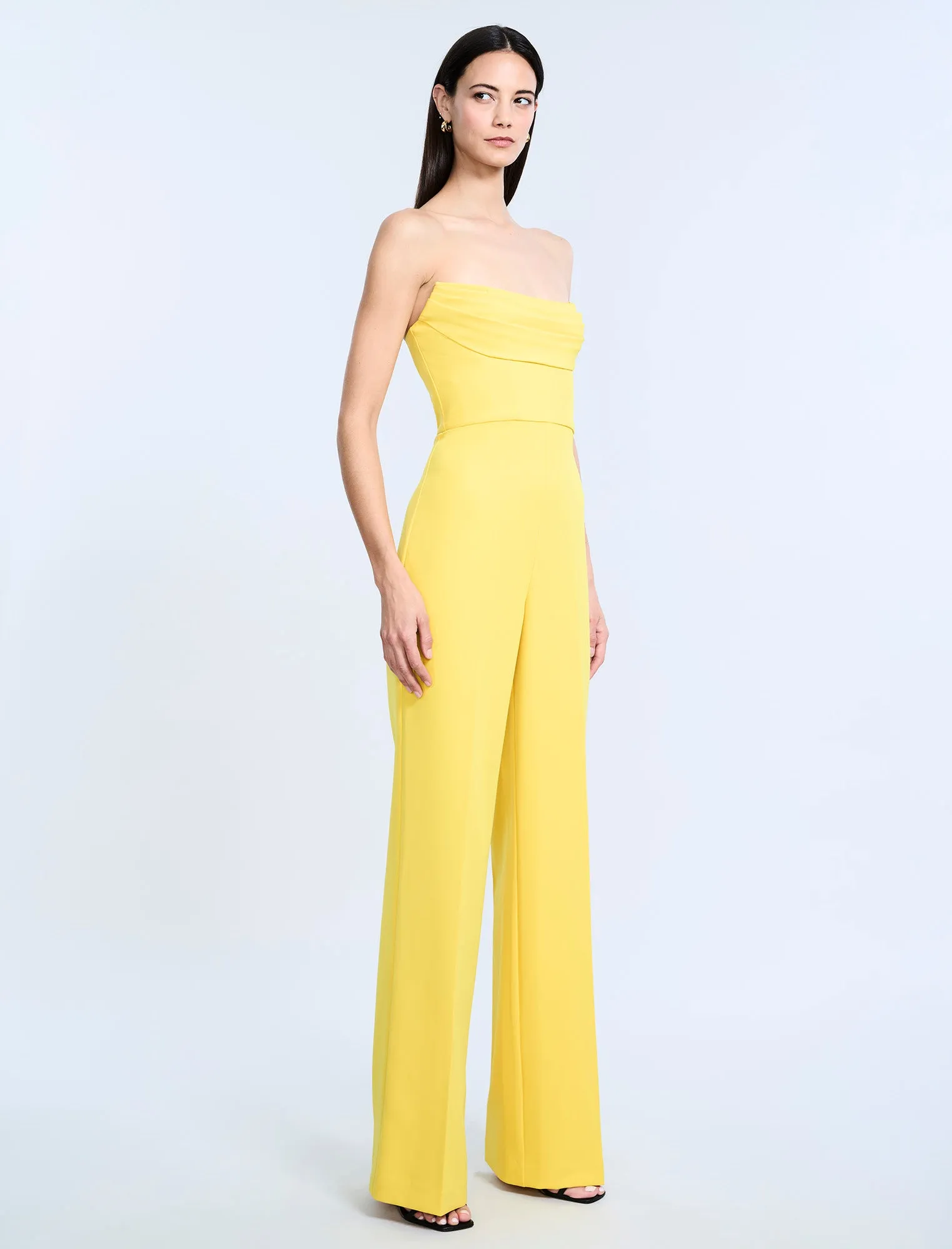 Corset Jumpsuit With Drape sold by BCBGMaxAzria product image thumbnail 3