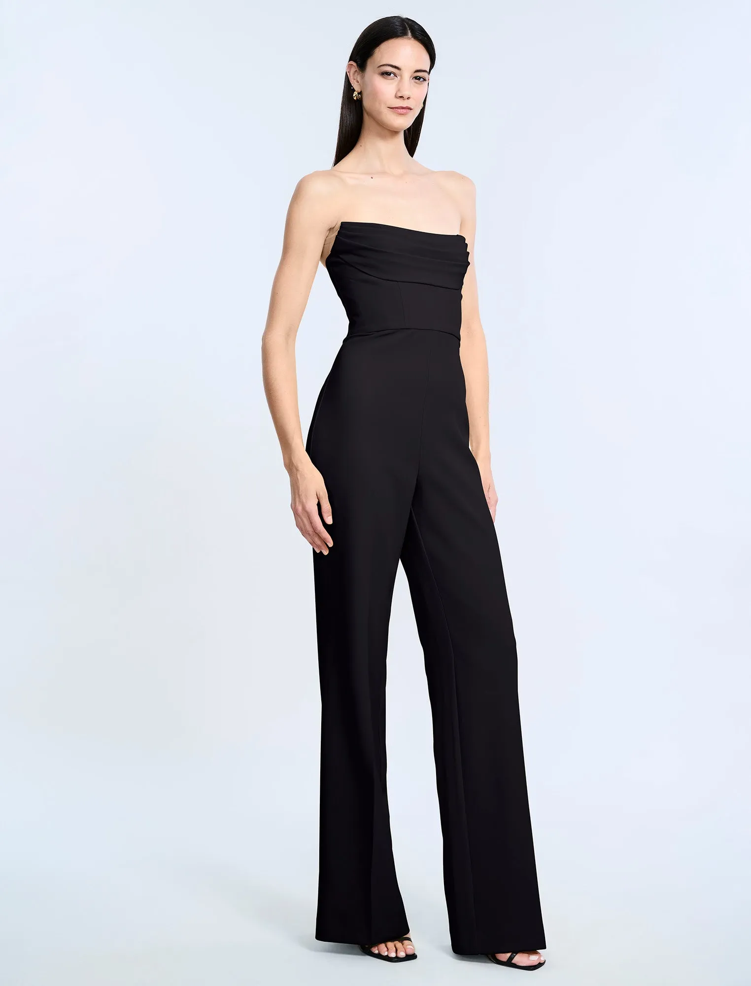 Corset Jumpsuit With Drape sold by BCBGMaxAzria product image thumbnail 3