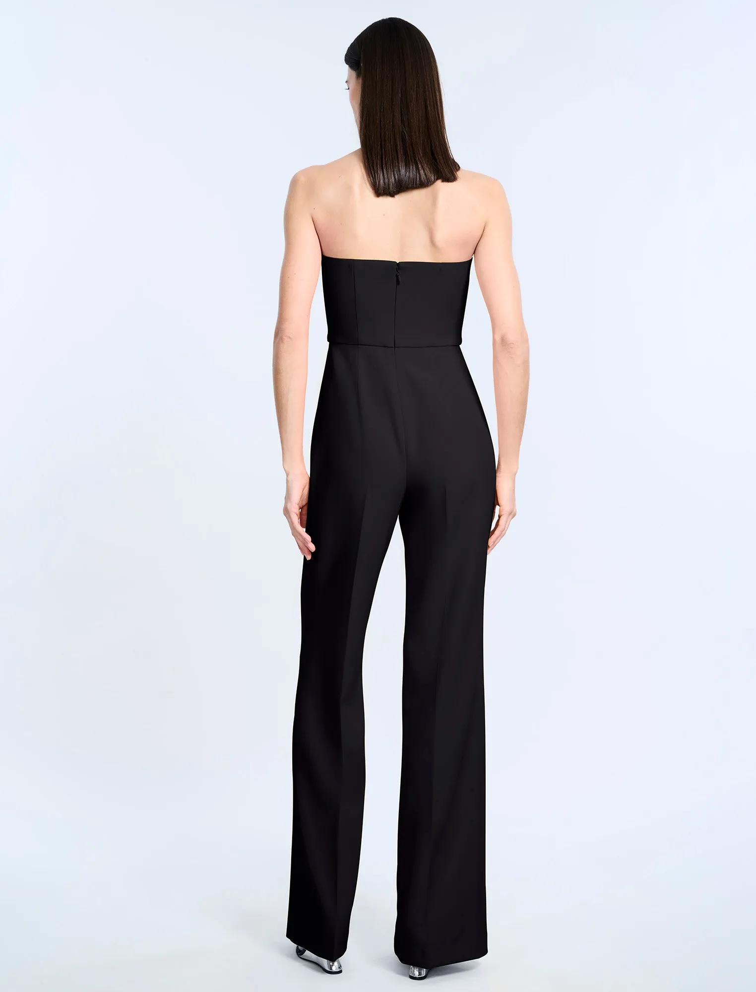 Corset Jumpsuit With Drape sold by BCBGMaxAzria product image thumbnail 2