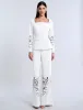 Lace Combo Pant sold by BCBGMaxAzria