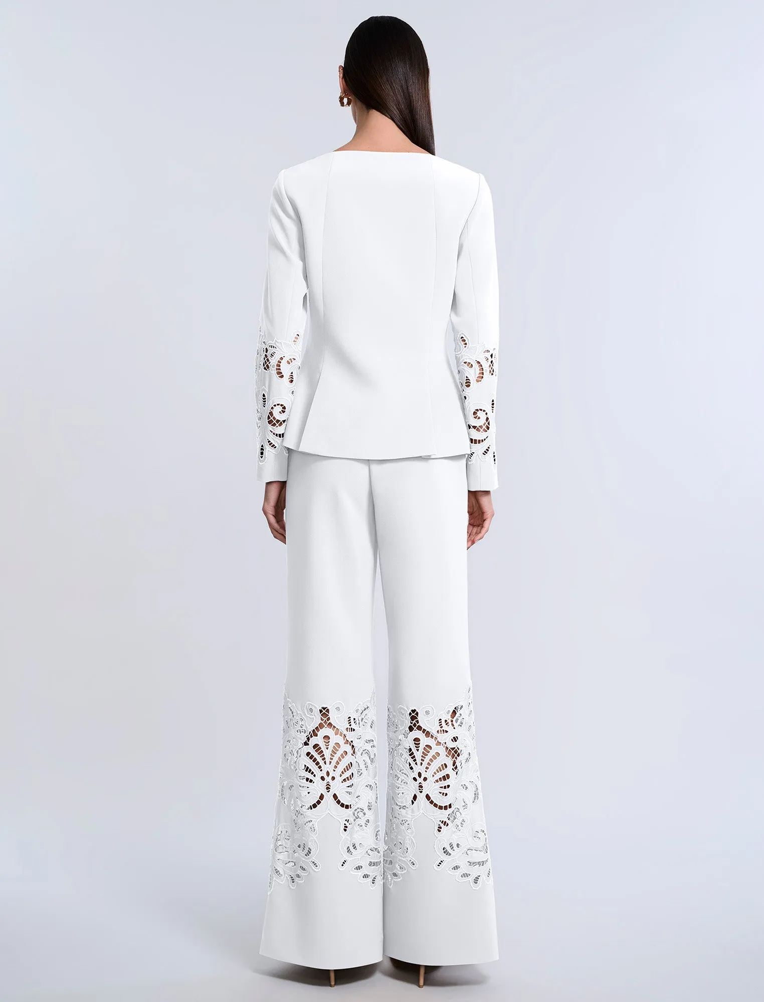 Lace Combo Pant sold by BCBGMaxAzria product image thumbnail 3