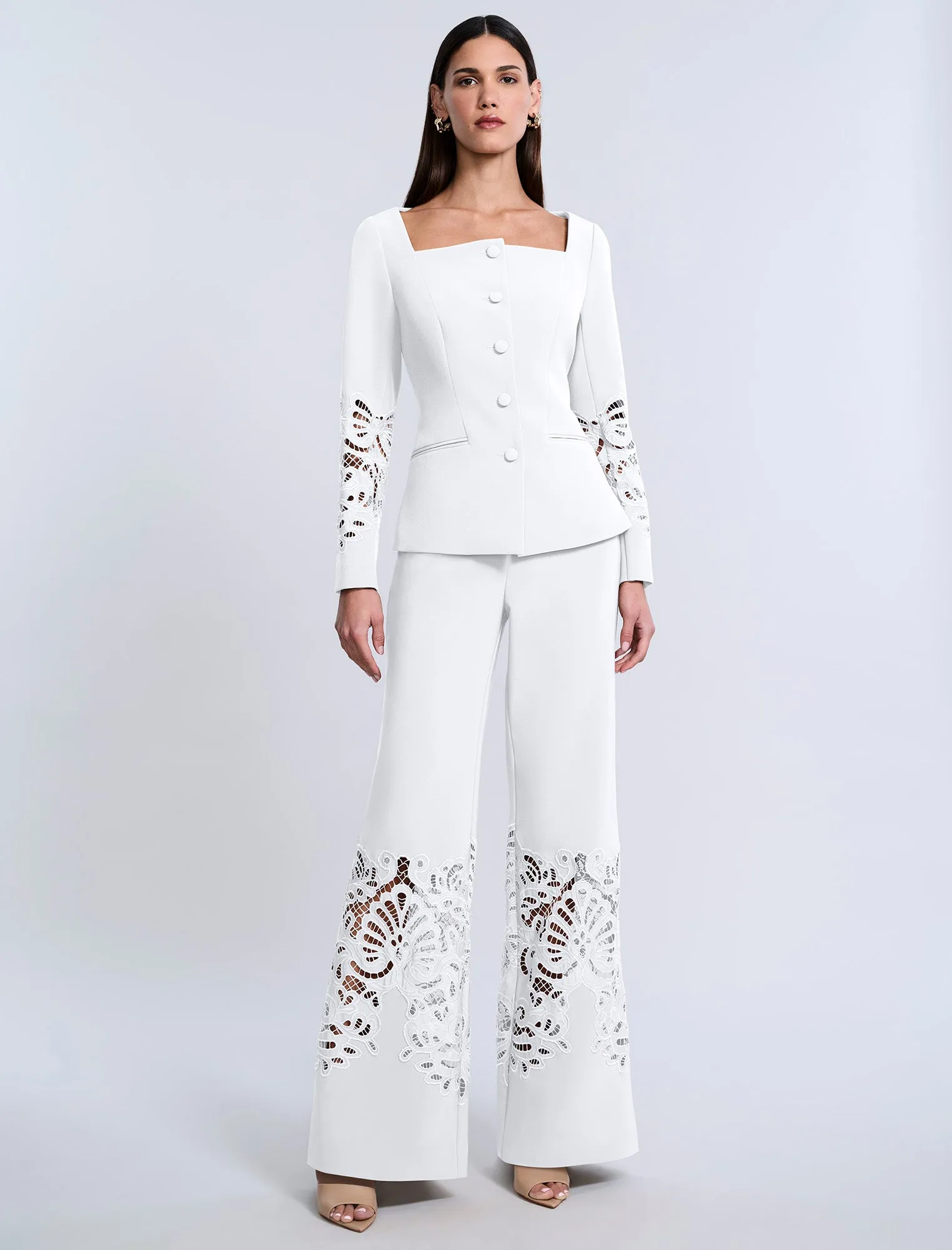 Lace Combo Pant sold by BCBGMaxAzria