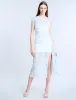 Mesh & Sequin Midi Dress sold by BCBGMaxAzria