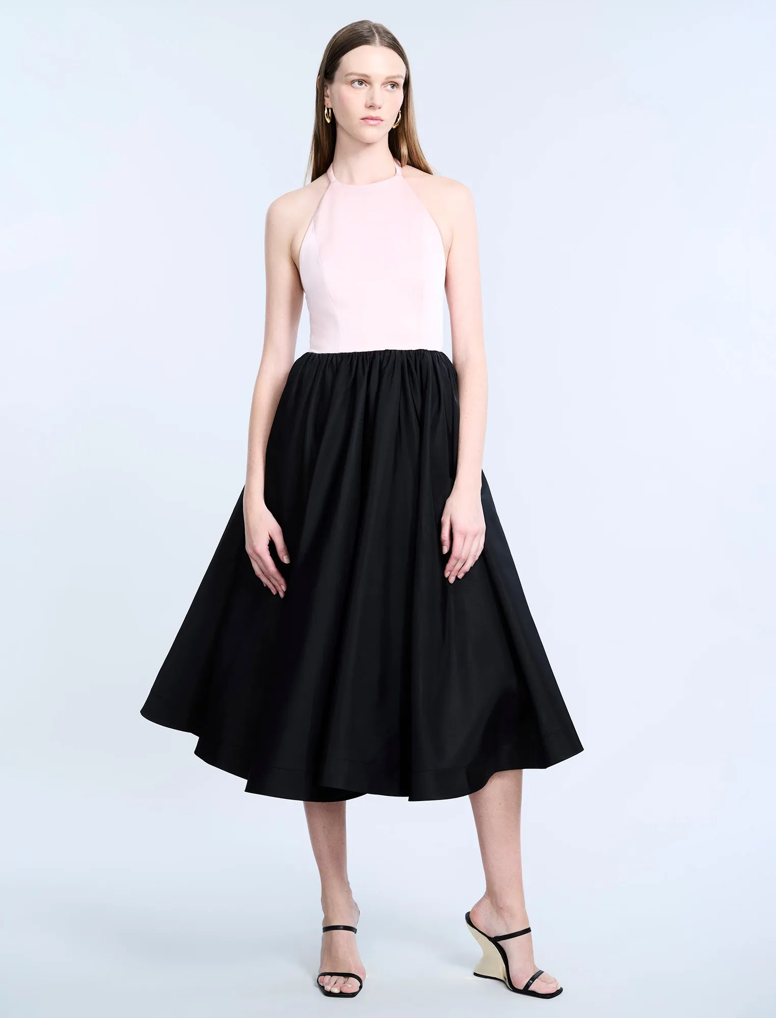 Halter Tea Length Dress sold by BCBGMaxAzria product image thumbnail 5