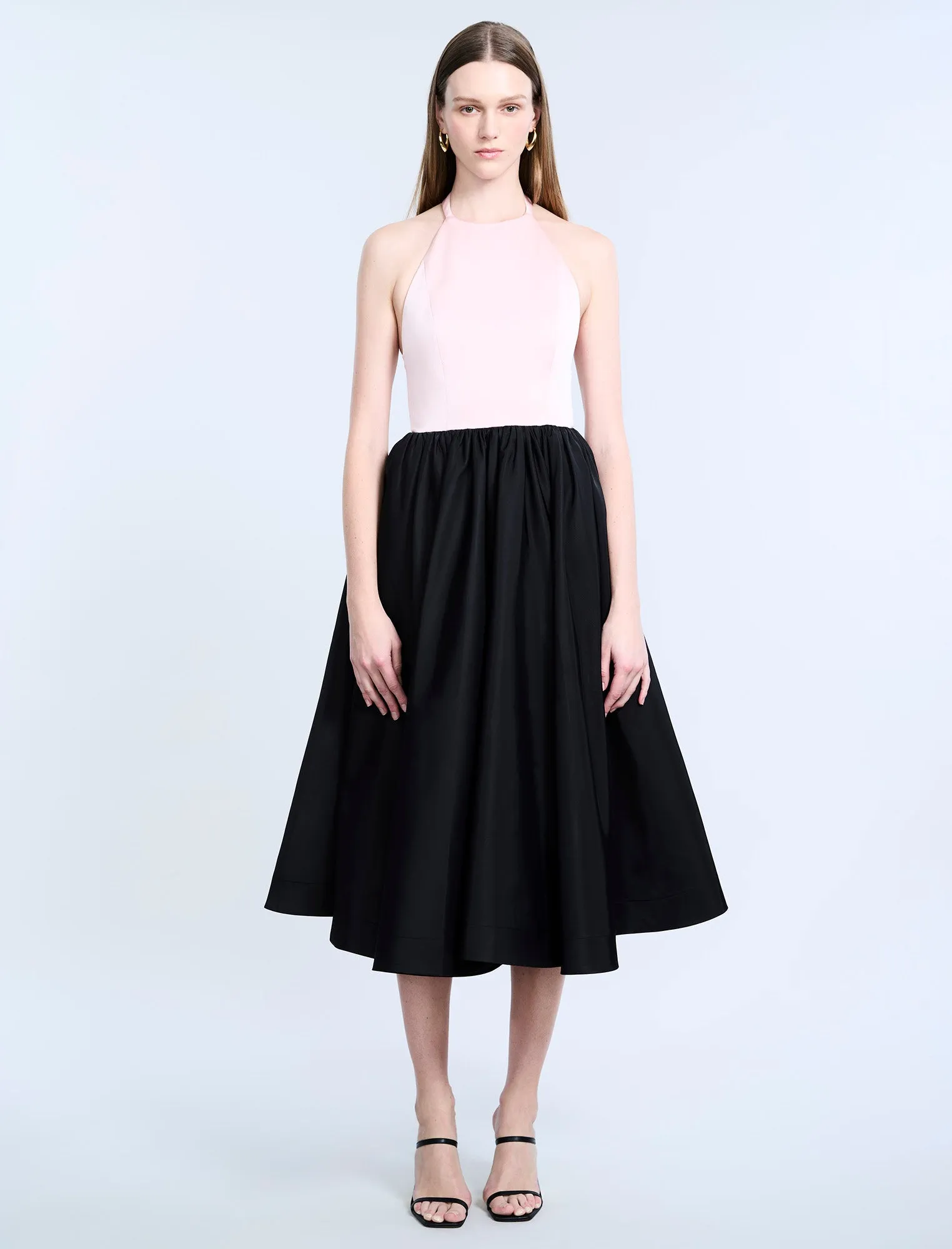 Halter Tea Length Dress sold by BCBGMaxAzria product image thumbnail 4