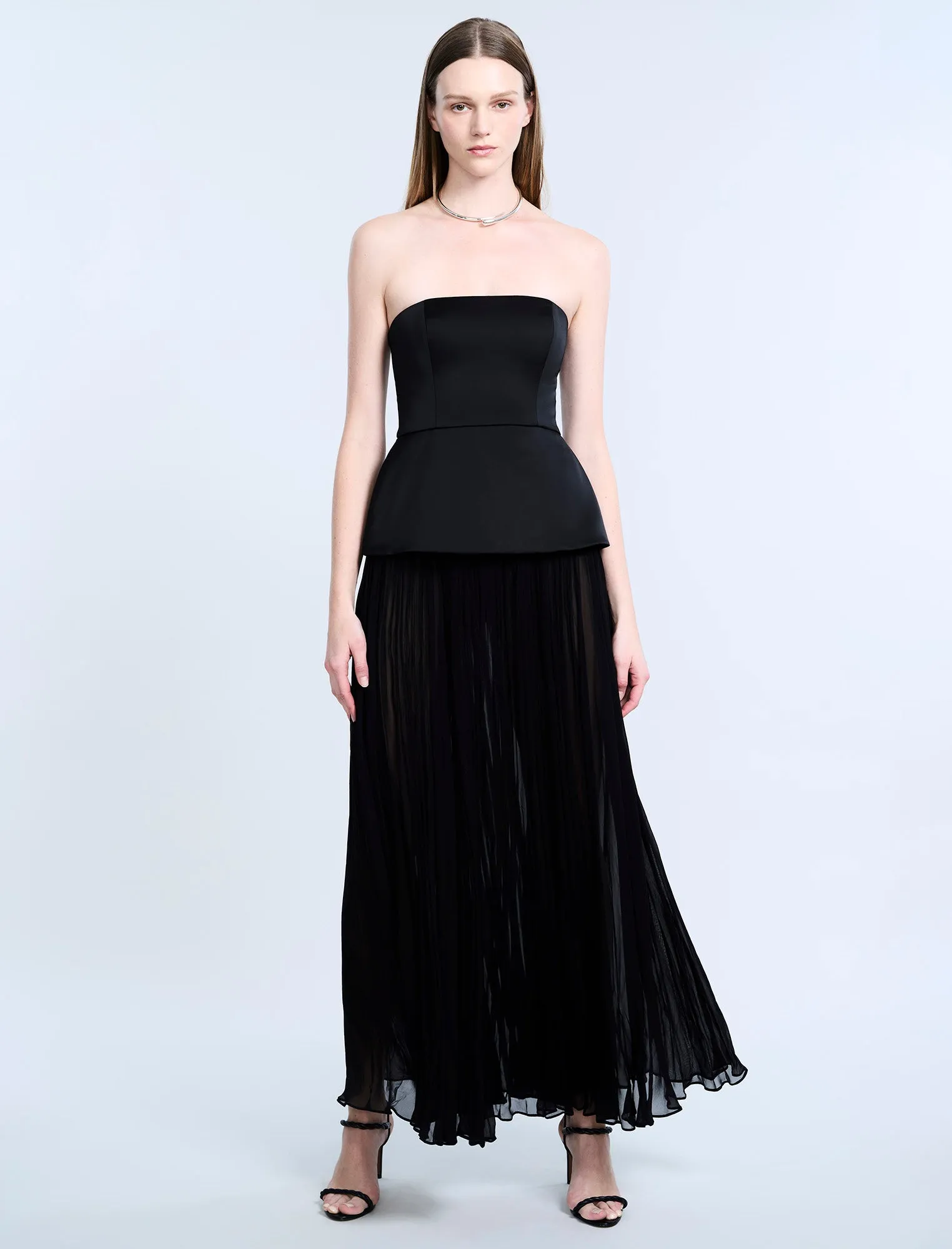 Strapless Peplum Gown sold by BCBGMaxAzria product image thumbnail 4
