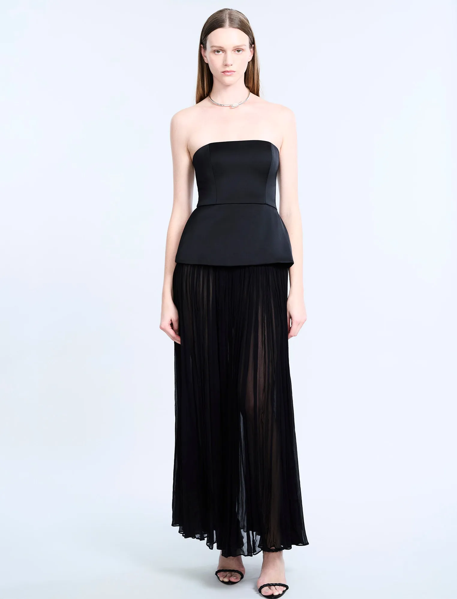 Strapless Peplum Gown sold by BCBGMaxAzria