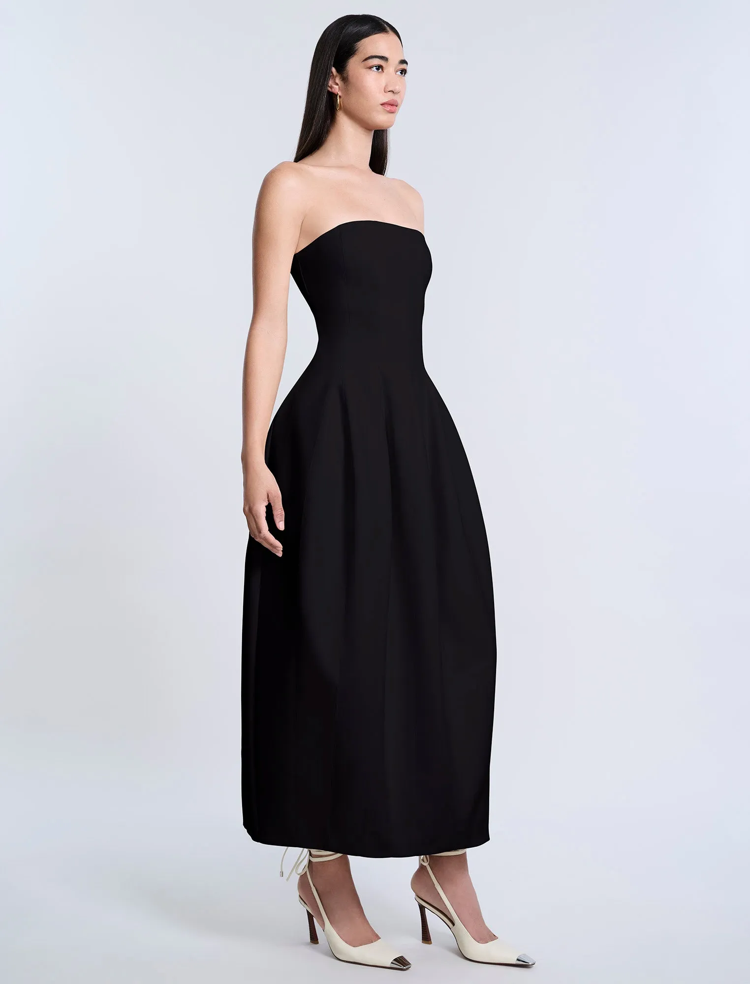 Solid Structured Gown sold by BCBGMaxAzria product image thumbnail 3