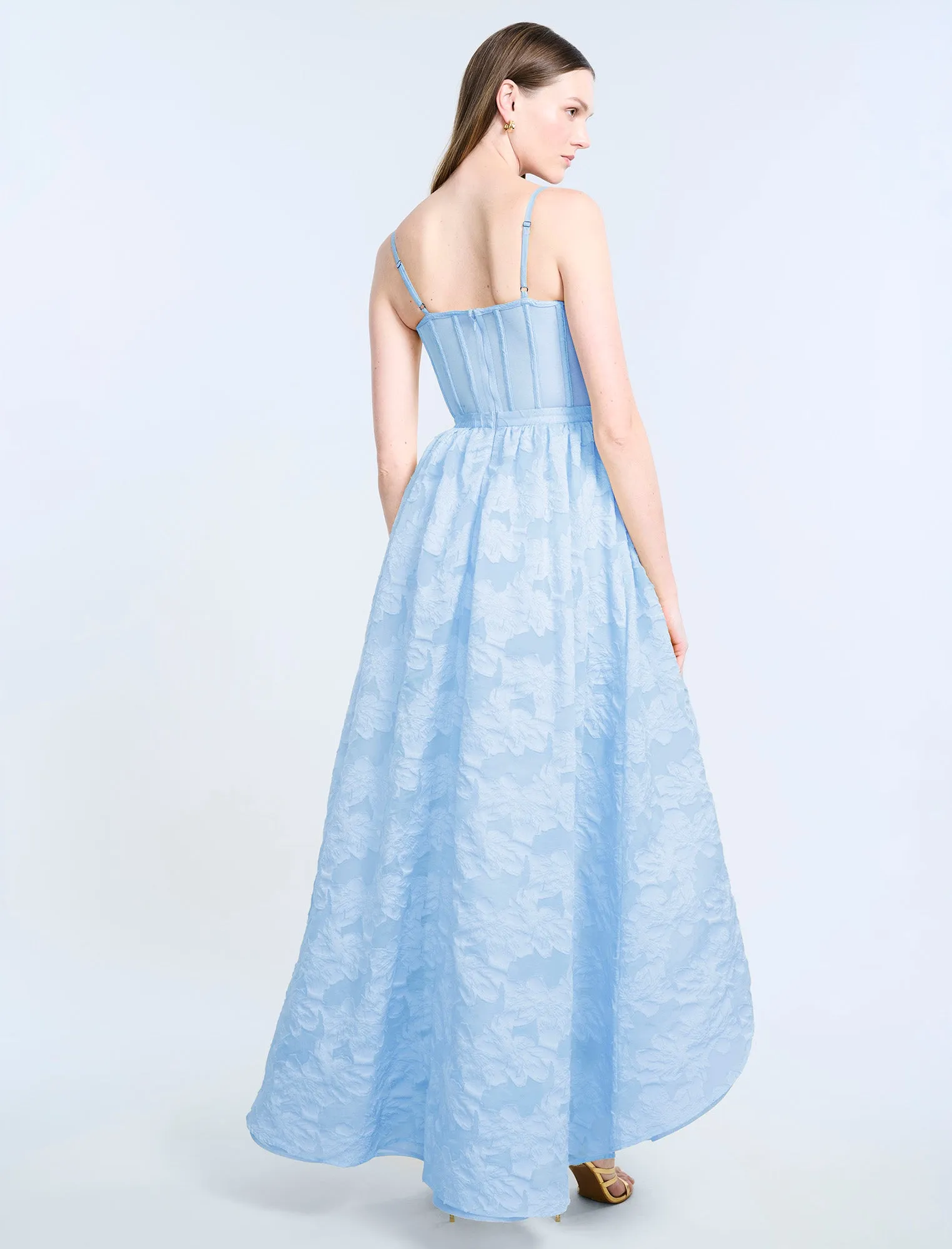 High Low Organza Tulle Gown sold by BCBGMaxAzria product image thumbnail 2