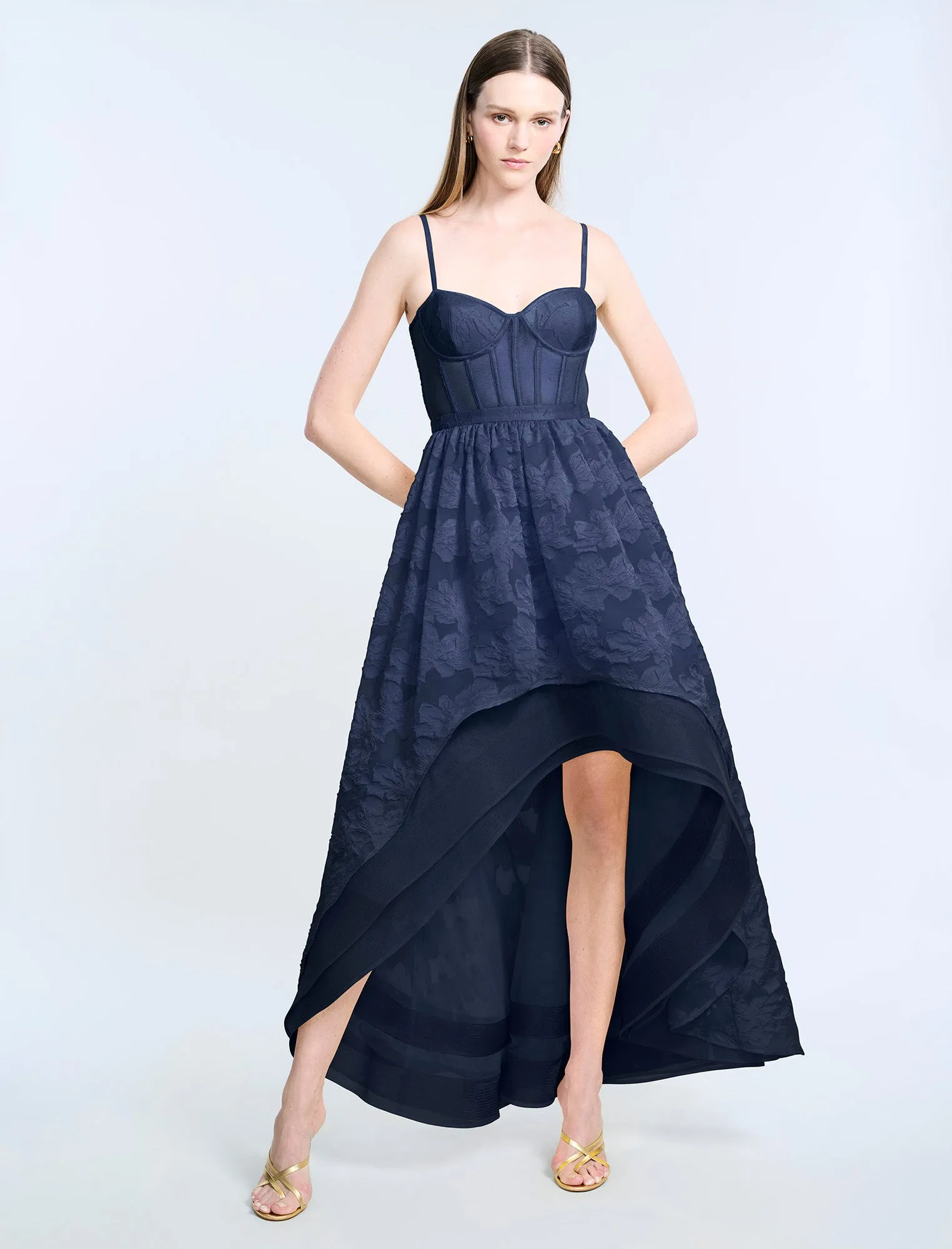 High Low Organza Tulle Gown sold by BCBGMaxAzria product image thumbnail 5