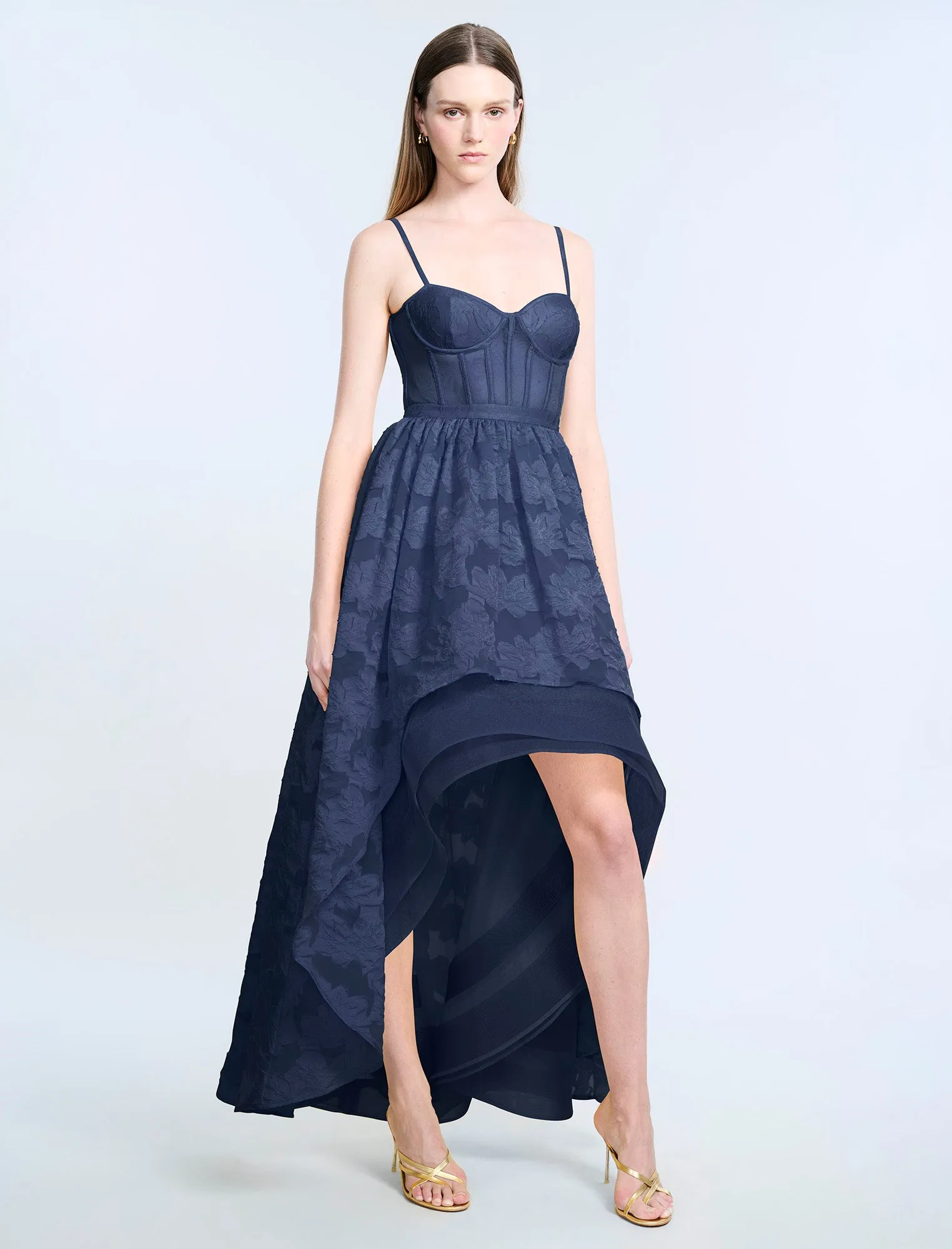 High Low Organza Tulle Gown sold by BCBGMaxAzria product image thumbnail 4