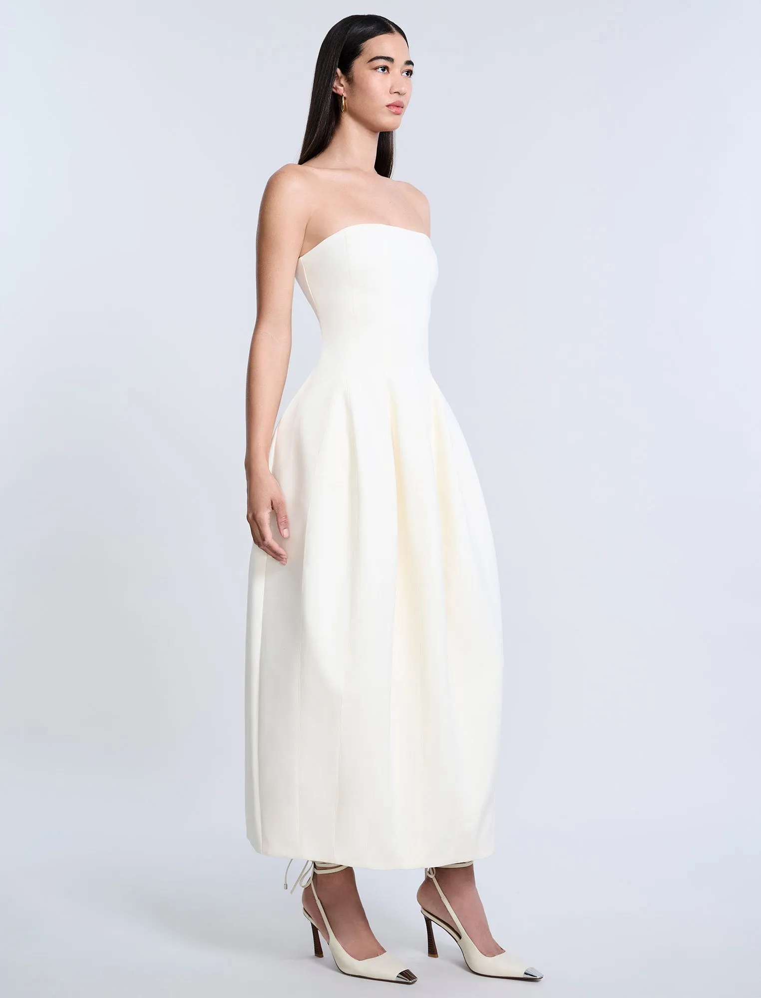 Solid Structured Gown sold by BCBGMaxAzria product image thumbnail 3