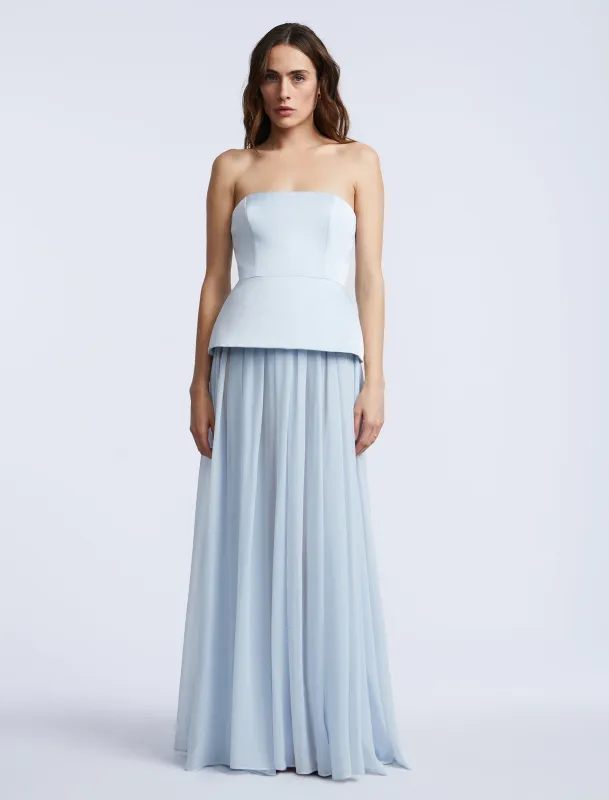 Strapless Peplum Gown sold by BCBGMaxAzria