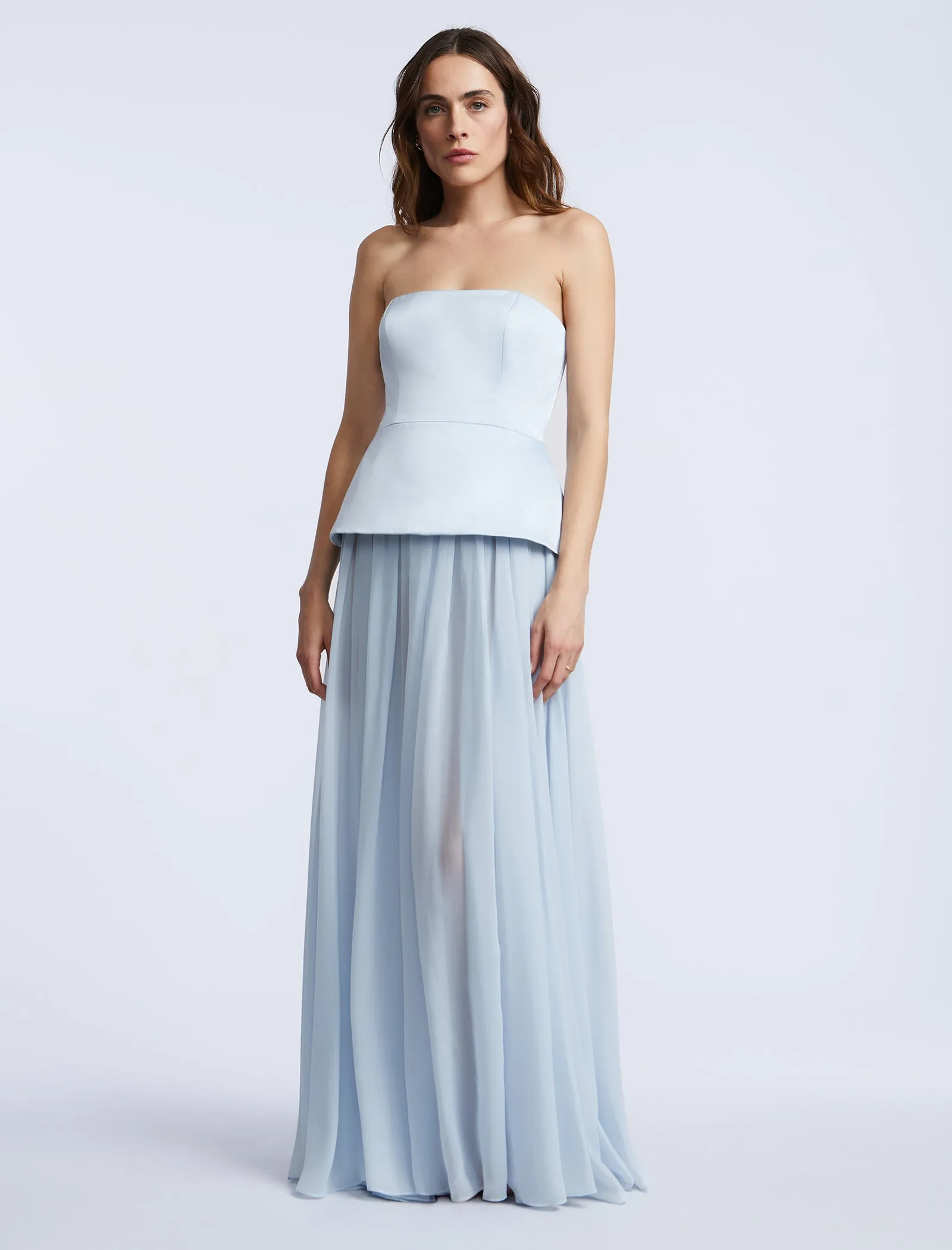 Strapless Peplum Gown sold by BCBGMaxAzria product image thumbnail 5